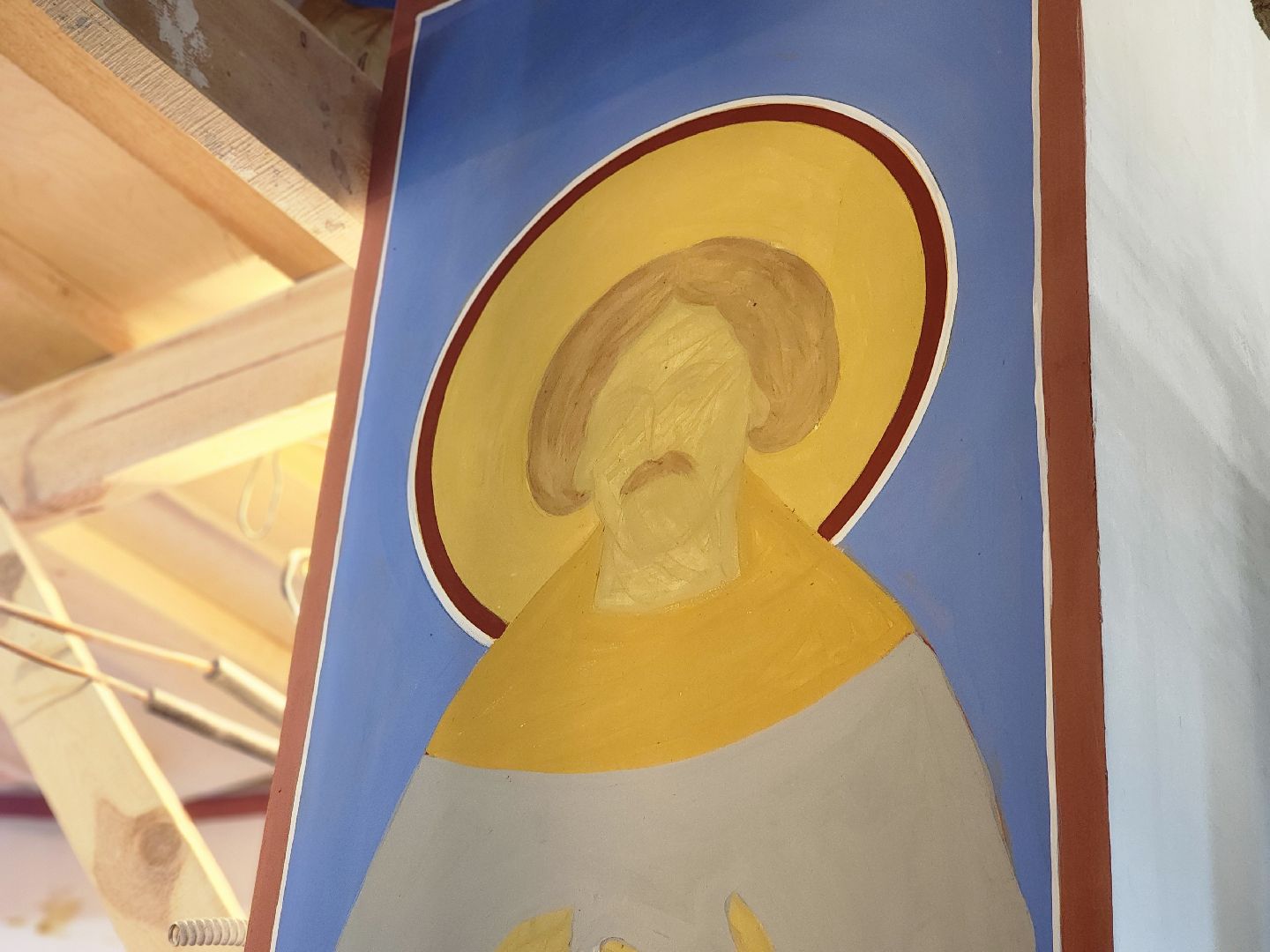 фрязино, роспись храма, иконопись, иконописец, строительство храма, православие,