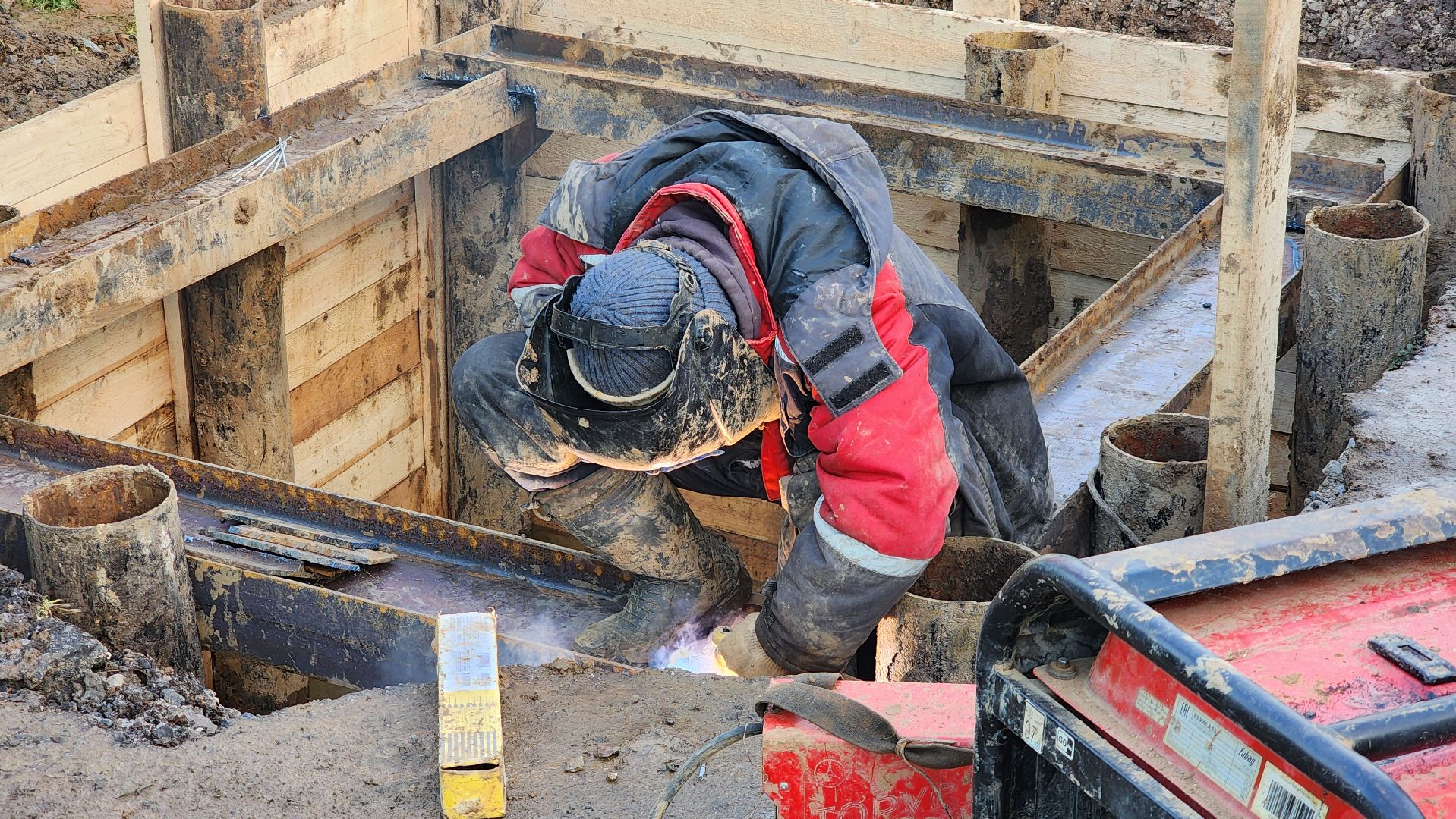 Канализация , Лобня, строительство канализации,