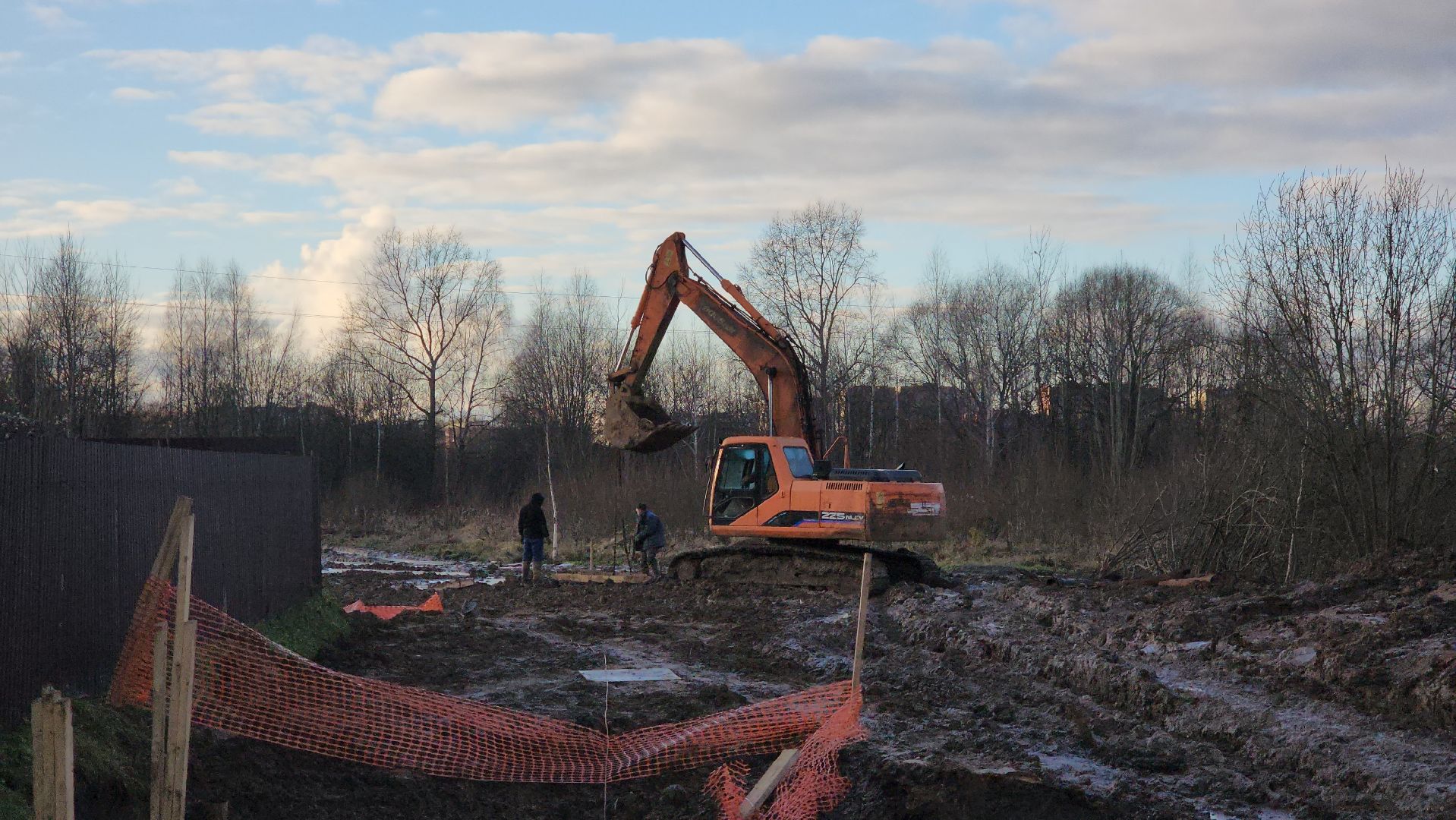 Канализация , Лобня, строительство канализации,