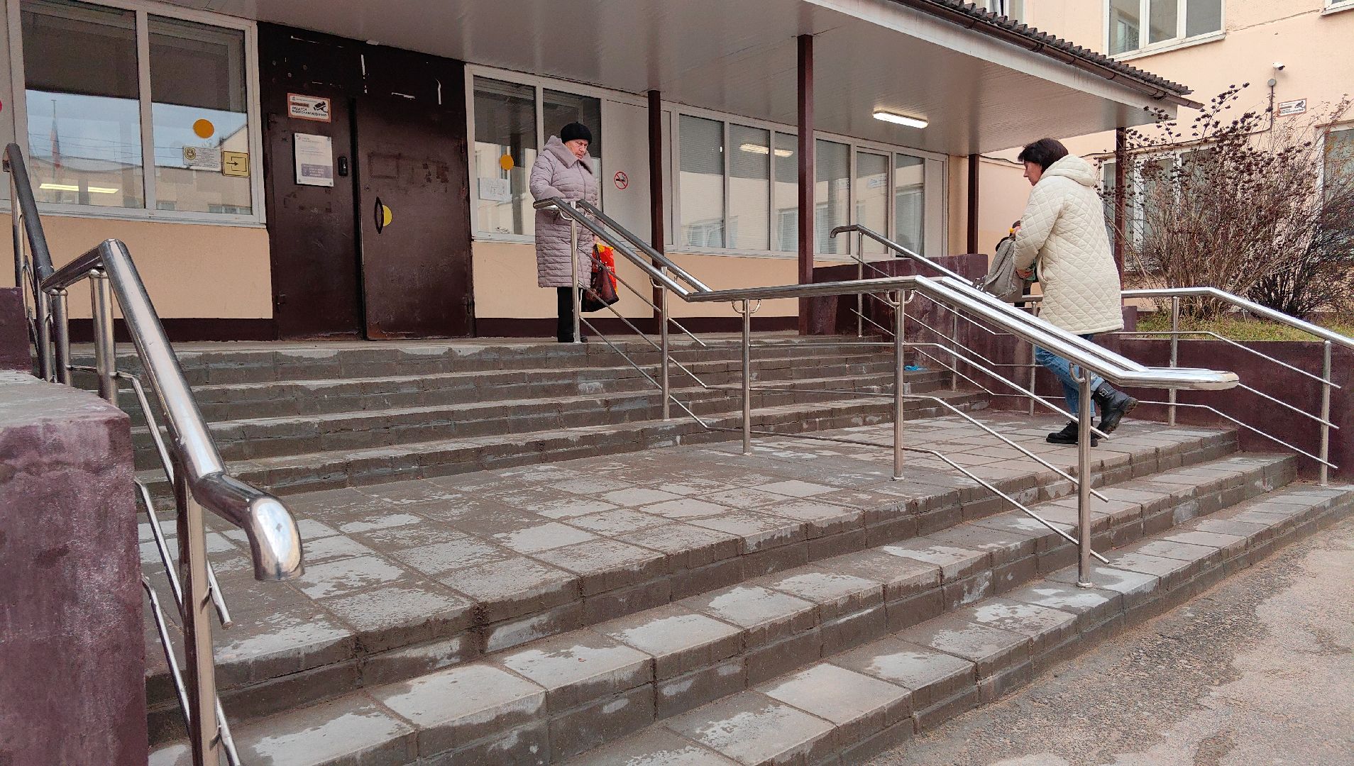 пондус, кральцо, козырек, ремонт, поликлиника,