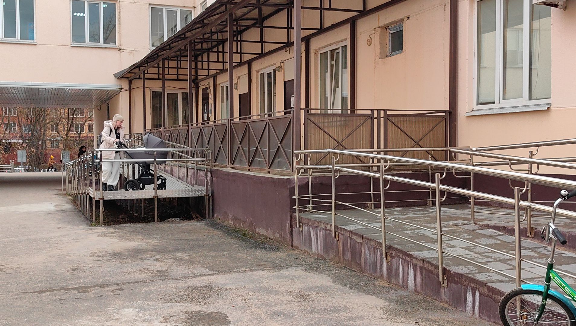 пондус, кральцо, козырек, ремонт, поликлиника,