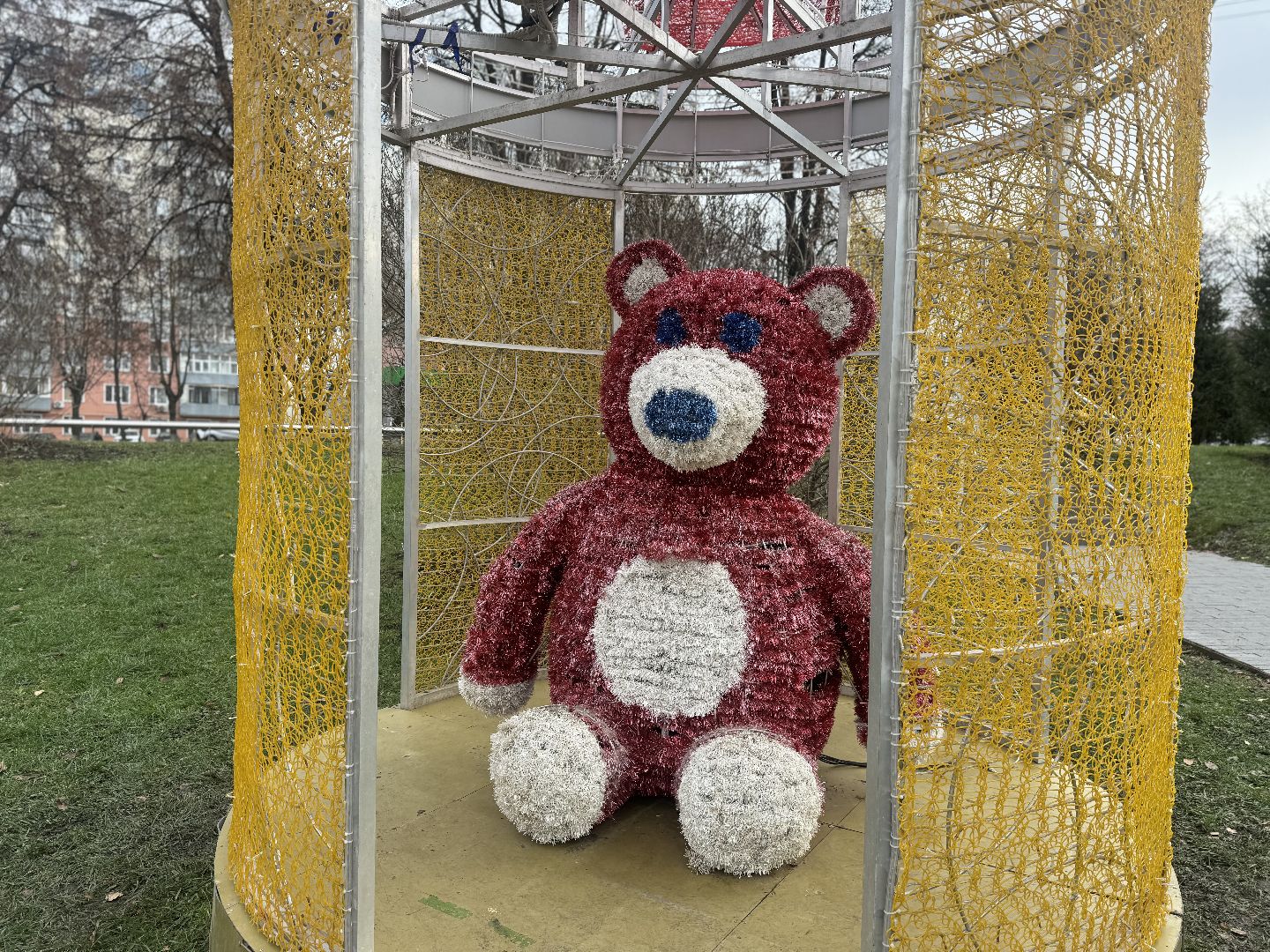 новый год, зима в подмосковье, ленинский городской округ, украсили город,