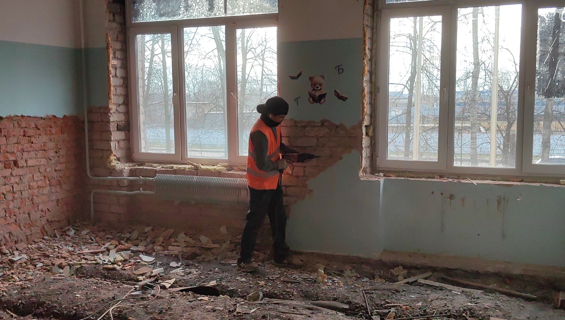 капитальный ремонт, здание, школа, ОВЗ, благоустрйство,