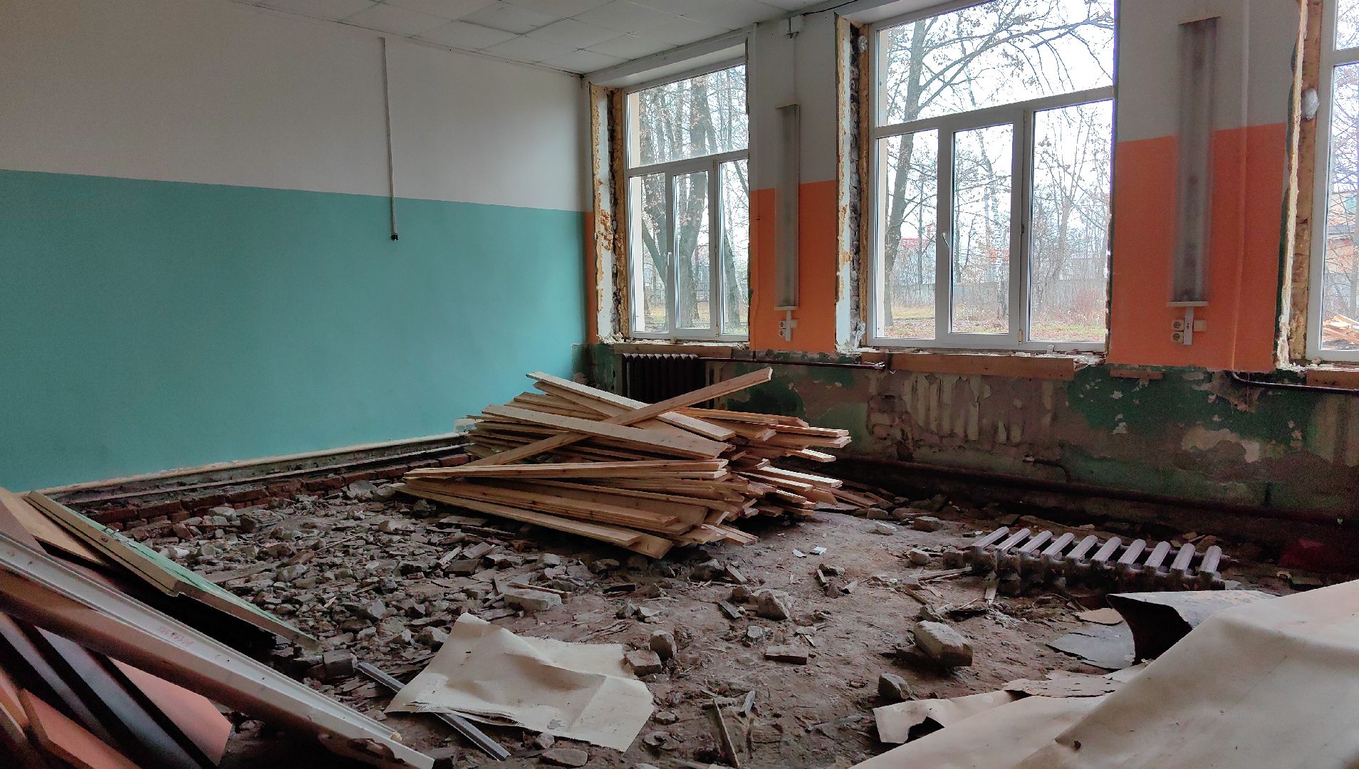 капитальный ремонт, здание, школа, ОВЗ, благоустрйство,