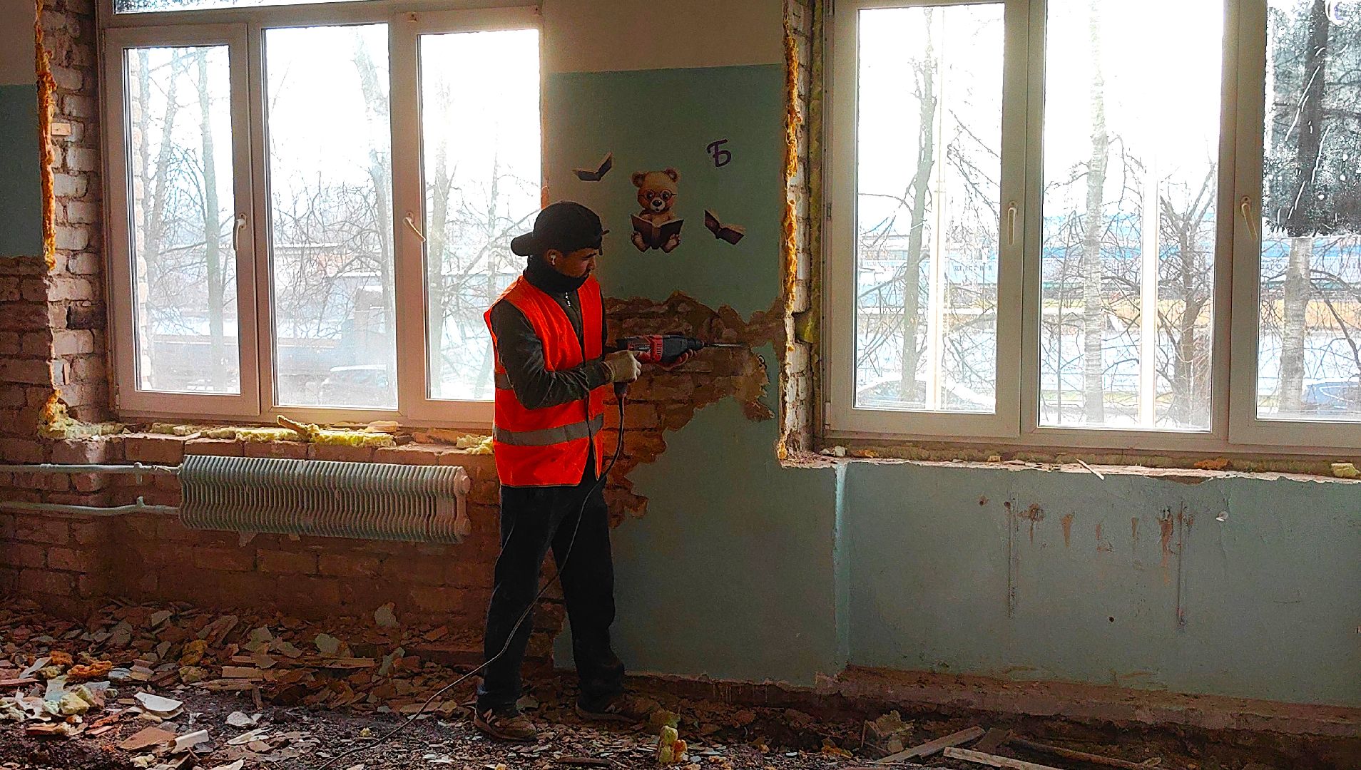 капитальный ремонт, здание, школа, ОВЗ, благоустрйство,