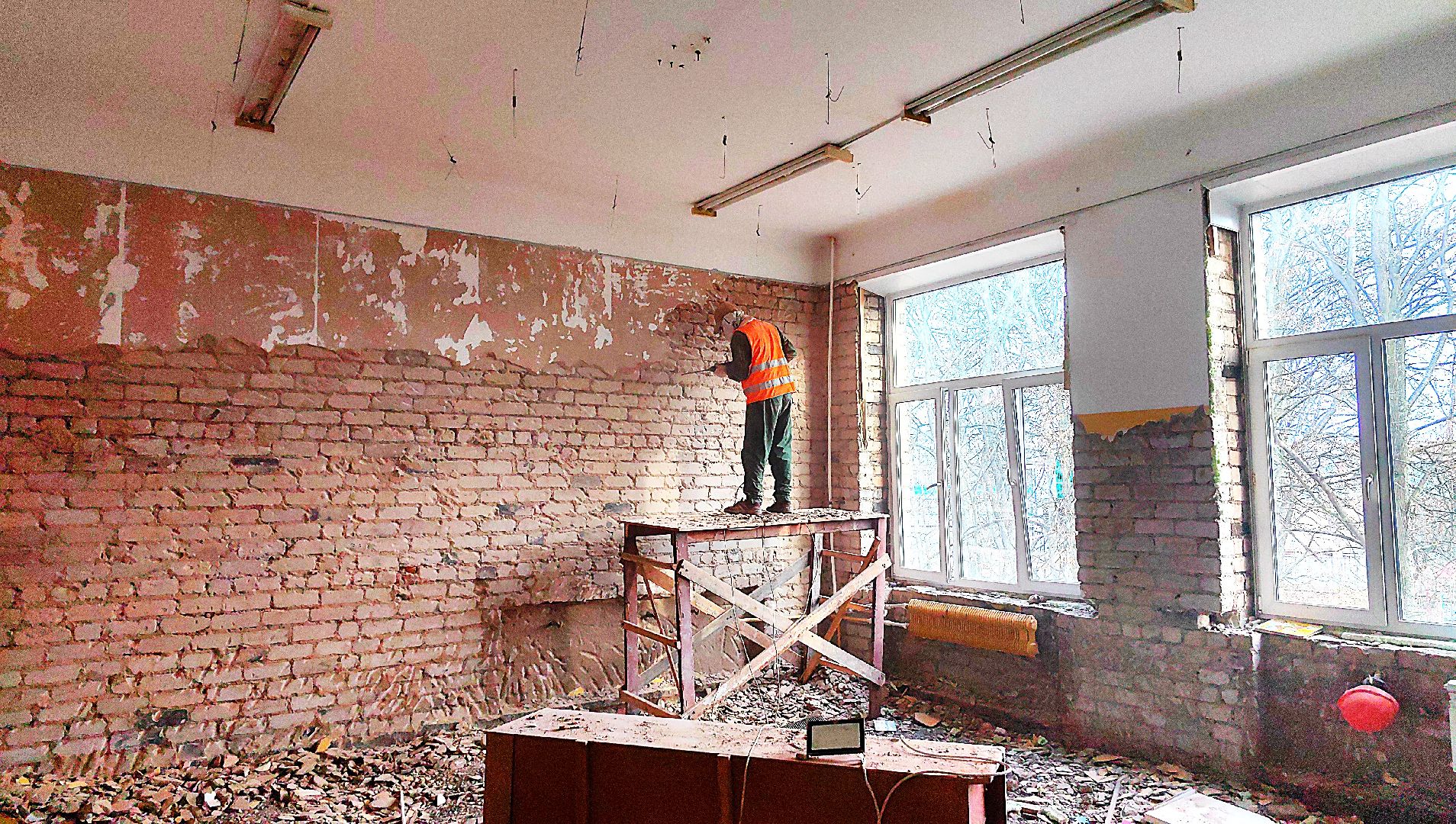 капитальный ремонт, здание, школа, ОВЗ, благоустрйство,