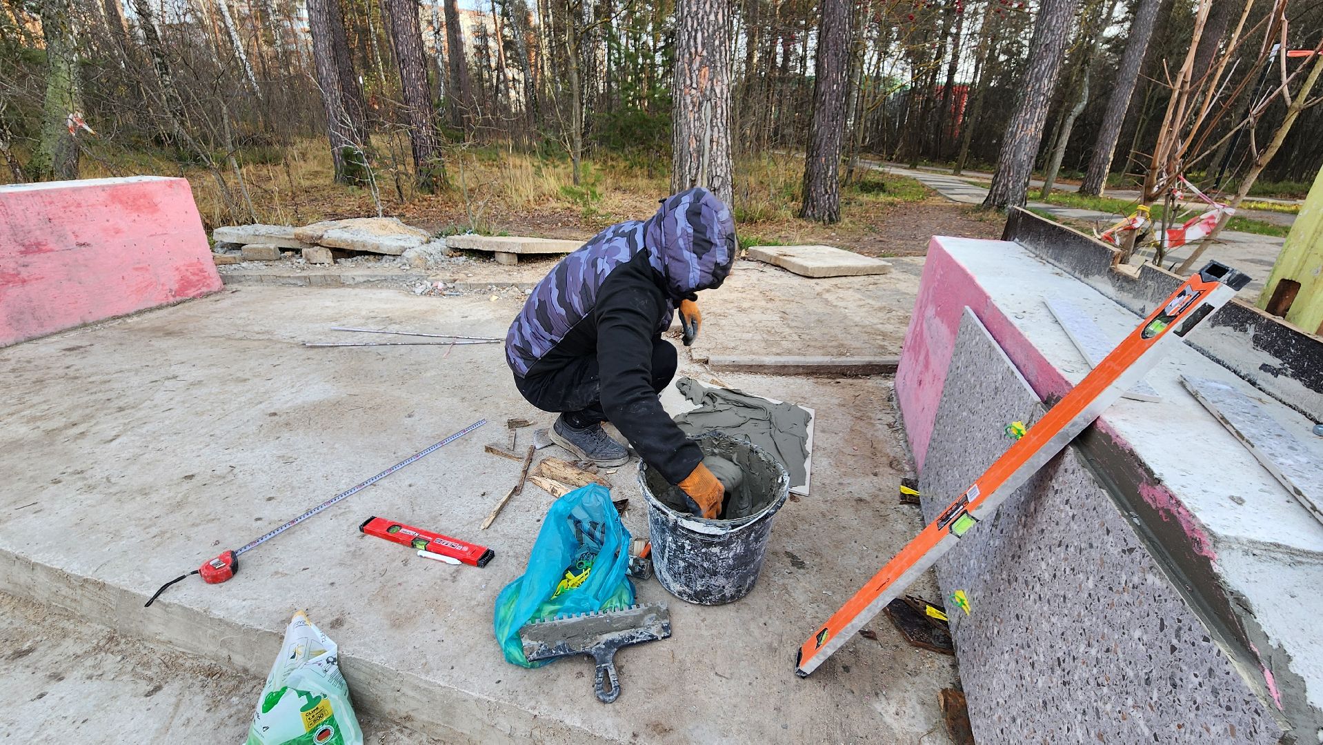 протвино, благоустройство, ступени к зебре,
