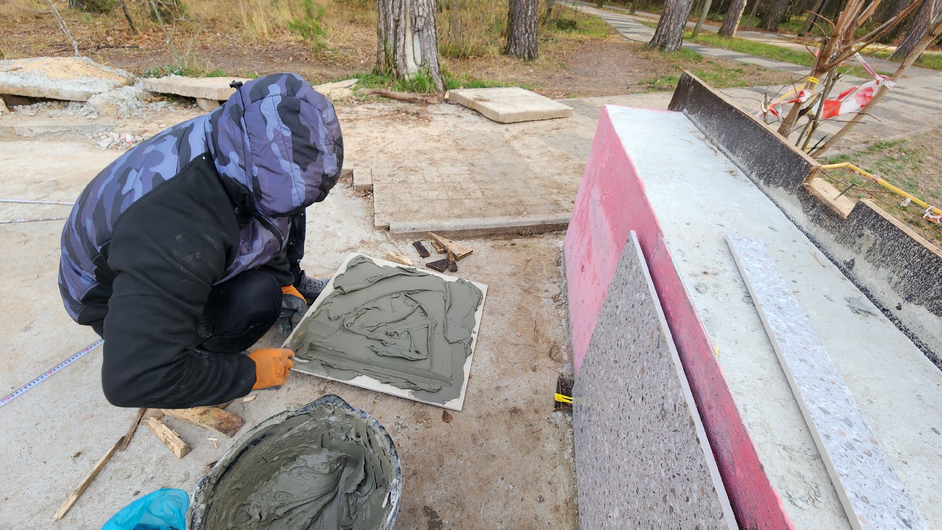 протвино, благоустройство, ступени к зебре,