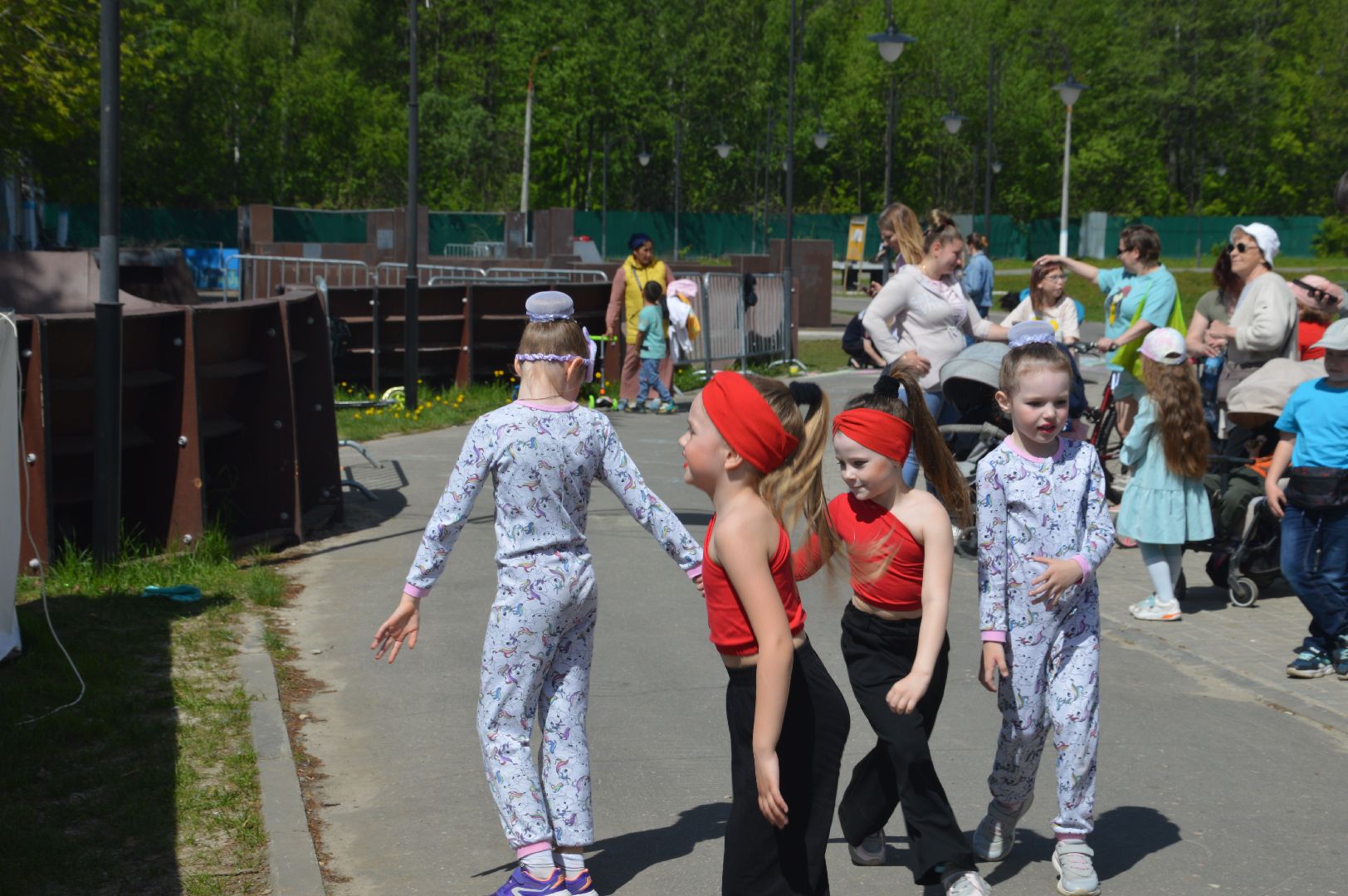 Город танцует в парках, Всероссийская акция. Шатура. Парк