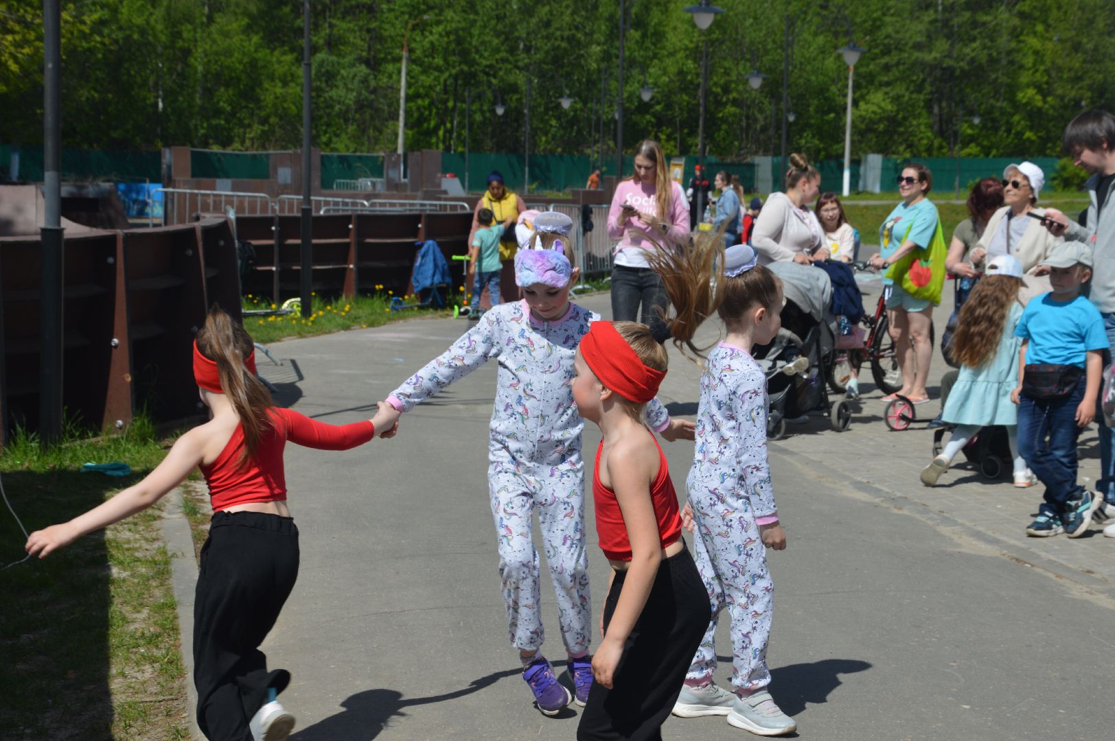 Город танцует в парках, Всероссийская акция. Шатура. Парк