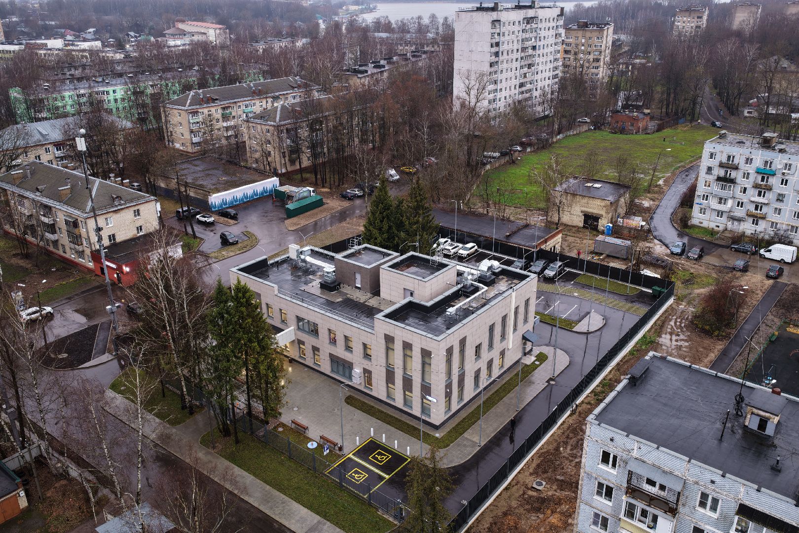 видео с коптера, здание прокуратуры, прокуратура солнечногорска,