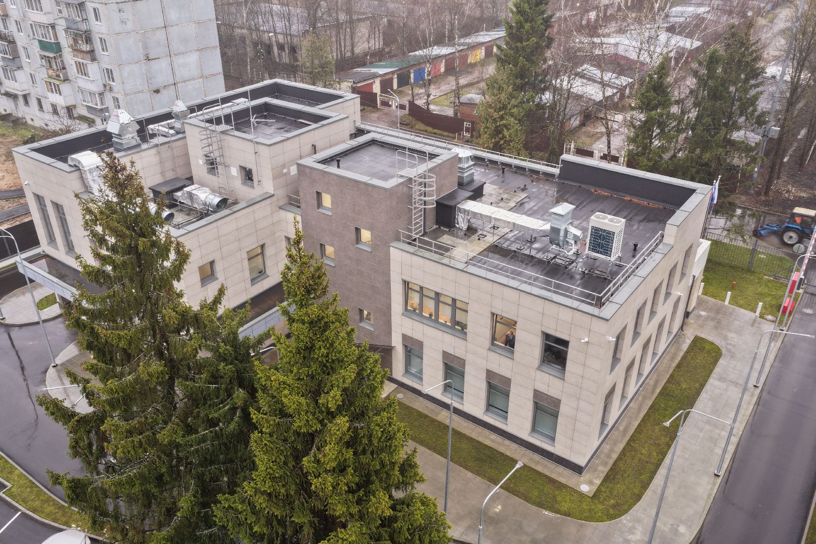 видео с коптера, здание прокуратуры, прокуратура солнечногорска,