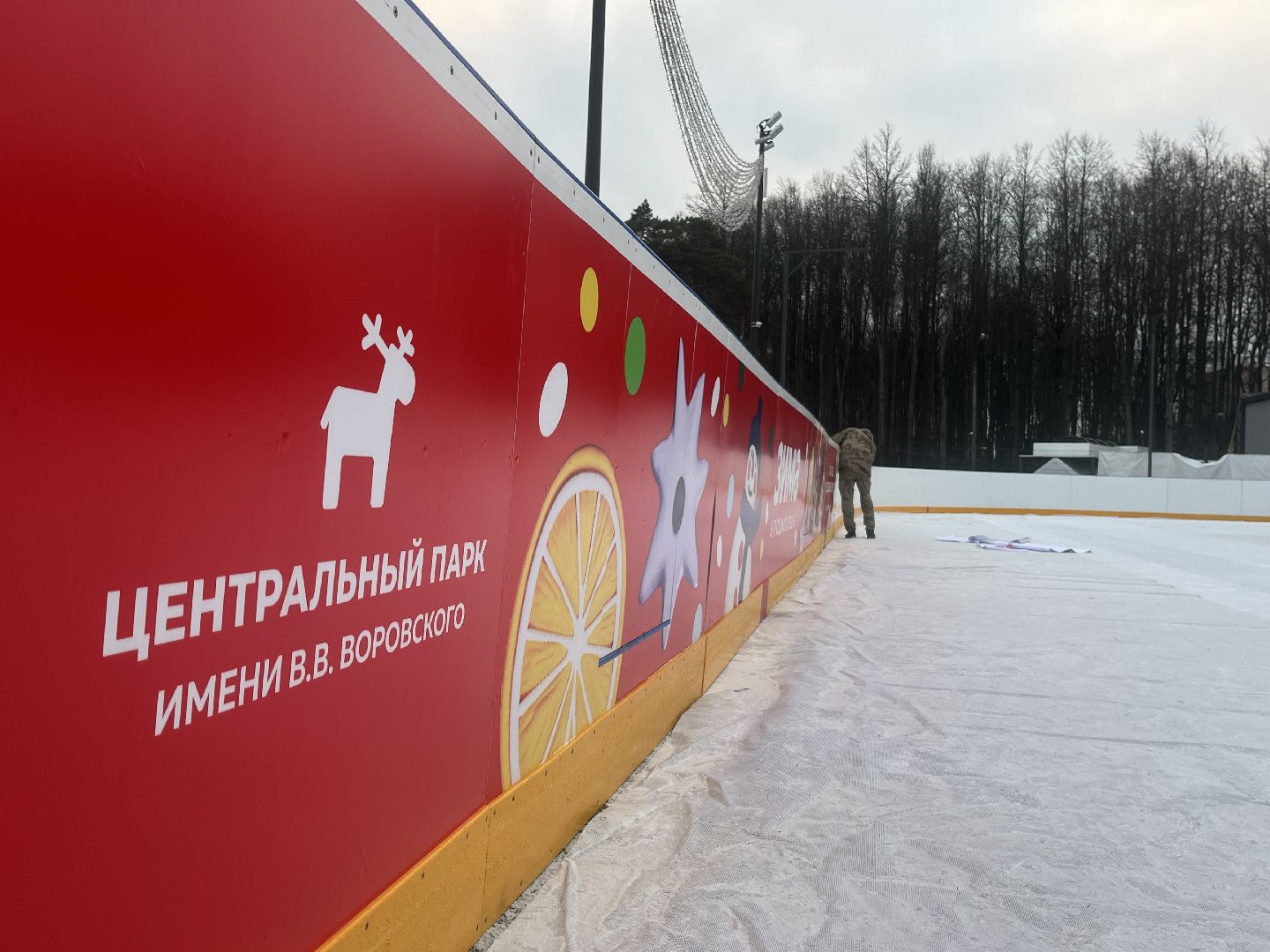 наро-фоминск, каток в центральном парке наро-фоминска, зима в подмосковье, наро-фоминский городской округ,