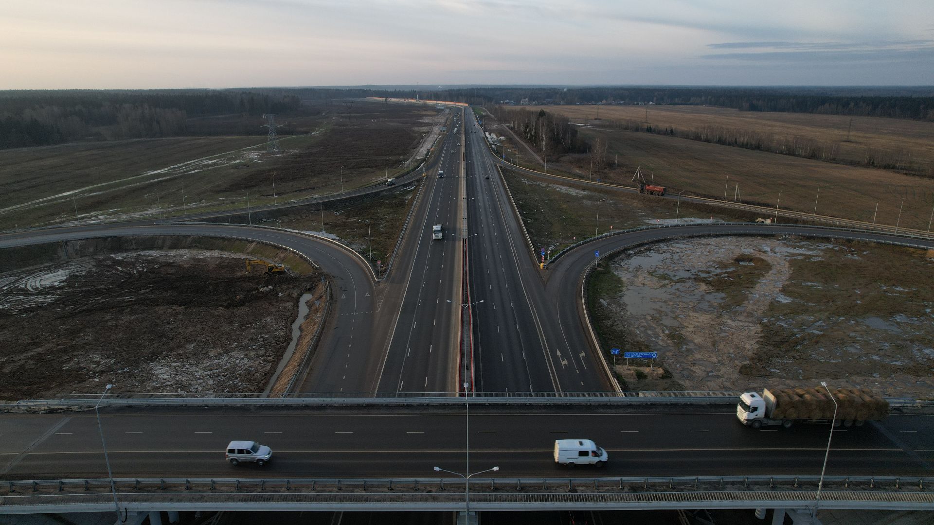 видео с коптера, трасса м-3, реконструкция трассы м-3, дороги наро-фоминск,
