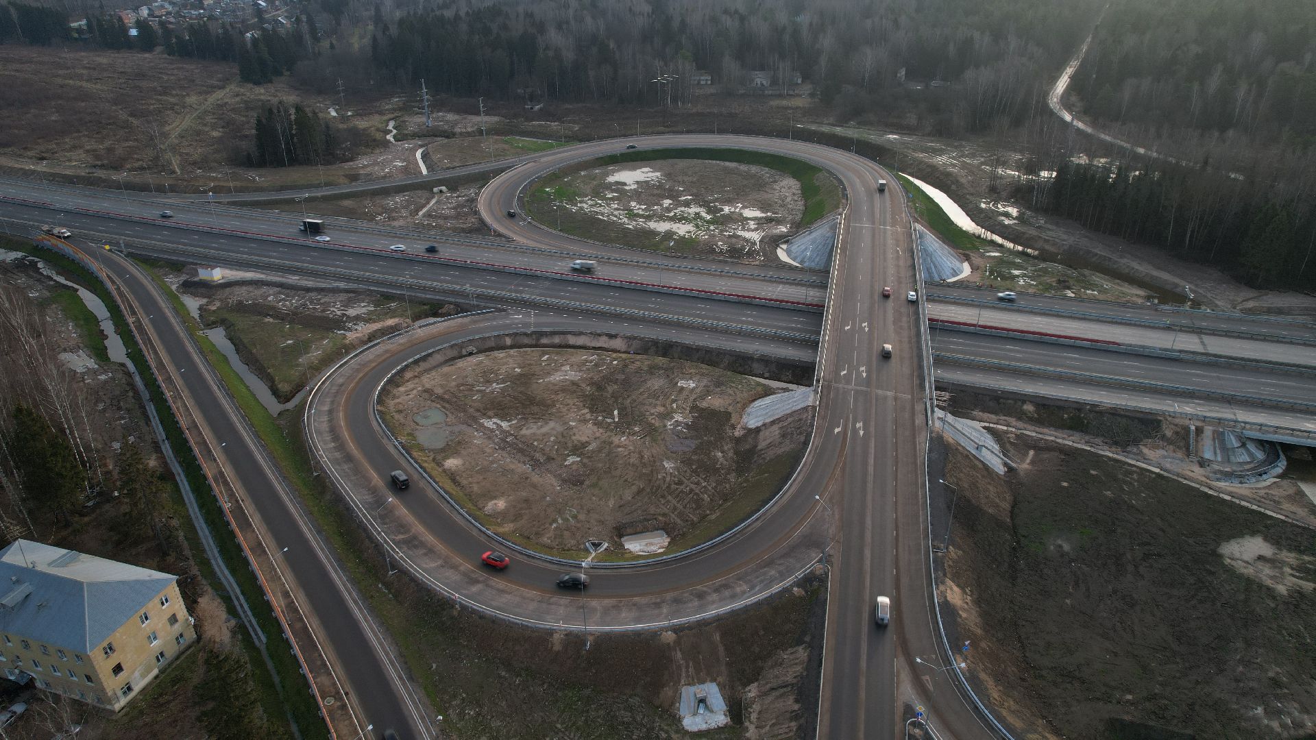 видео с коптера, трасса м-3, реконструкция трассы м-3, дороги наро-фоминск,