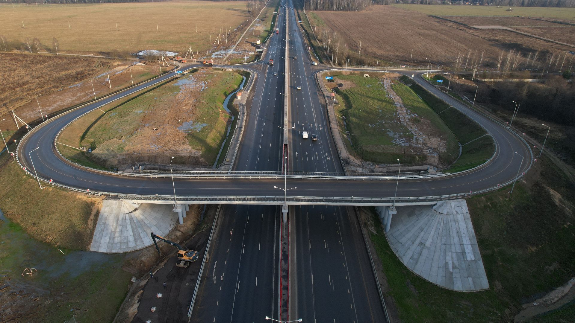 видео с коптера, трасса м-3, реконструкция трассы м-3, дороги наро-фоминск,