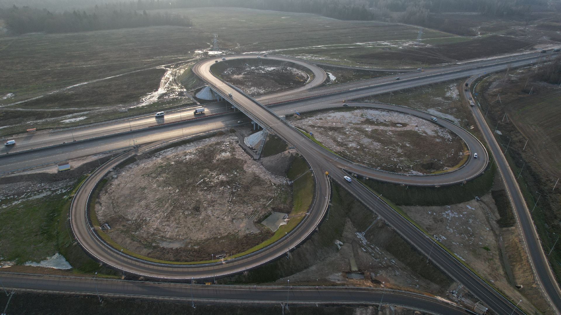 видео с коптера, трасса м-3, реконструкция трассы м-3, дороги наро-фоминск,