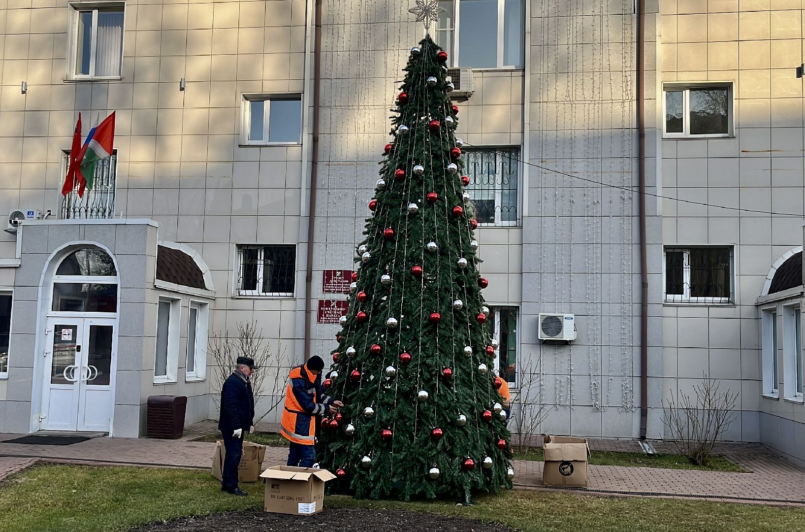 наро-фоминск, наро-фоминский городской округ, зима в подмосковье , подготовка к новому году,