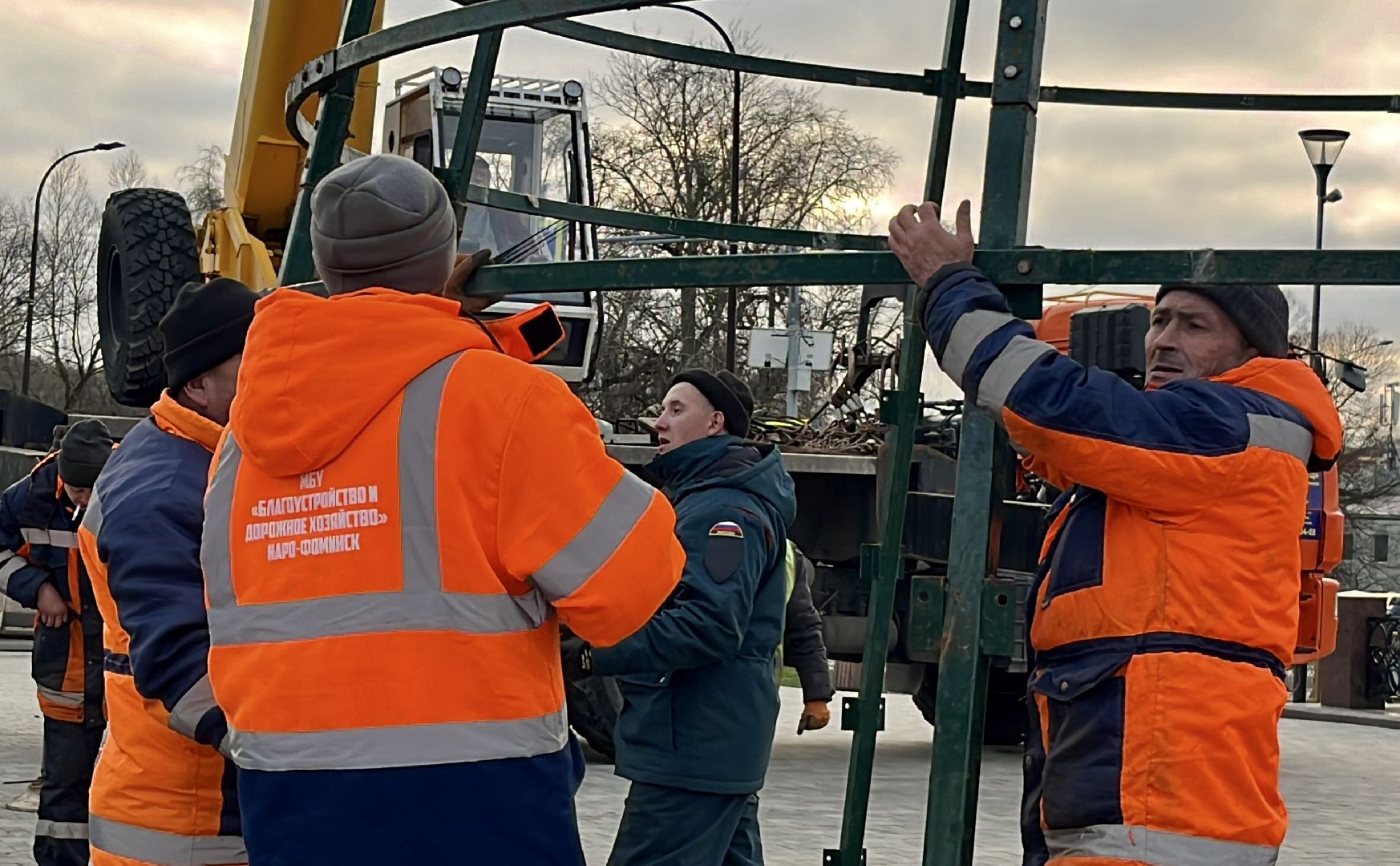 наро-фоминск, наро-фоминский городской округ, зима в подмосковье , подготовка к новому году,