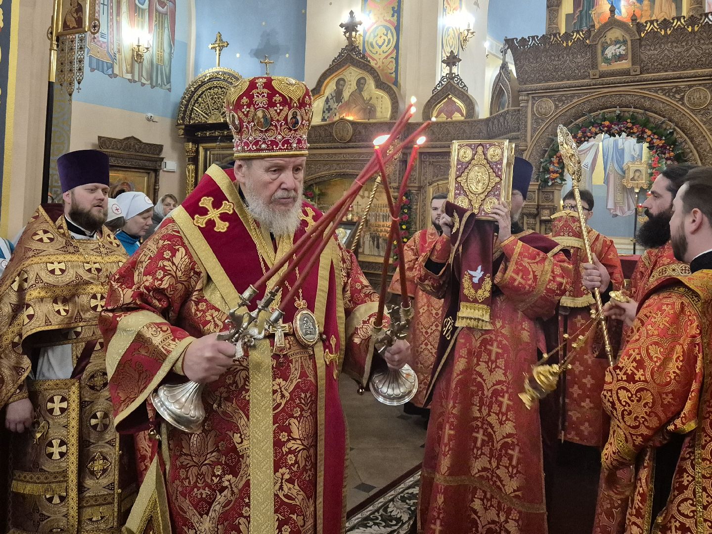 роспись храма, храм новомученников орехово-зуевских, орехово-зуево, освящение росписи храма,