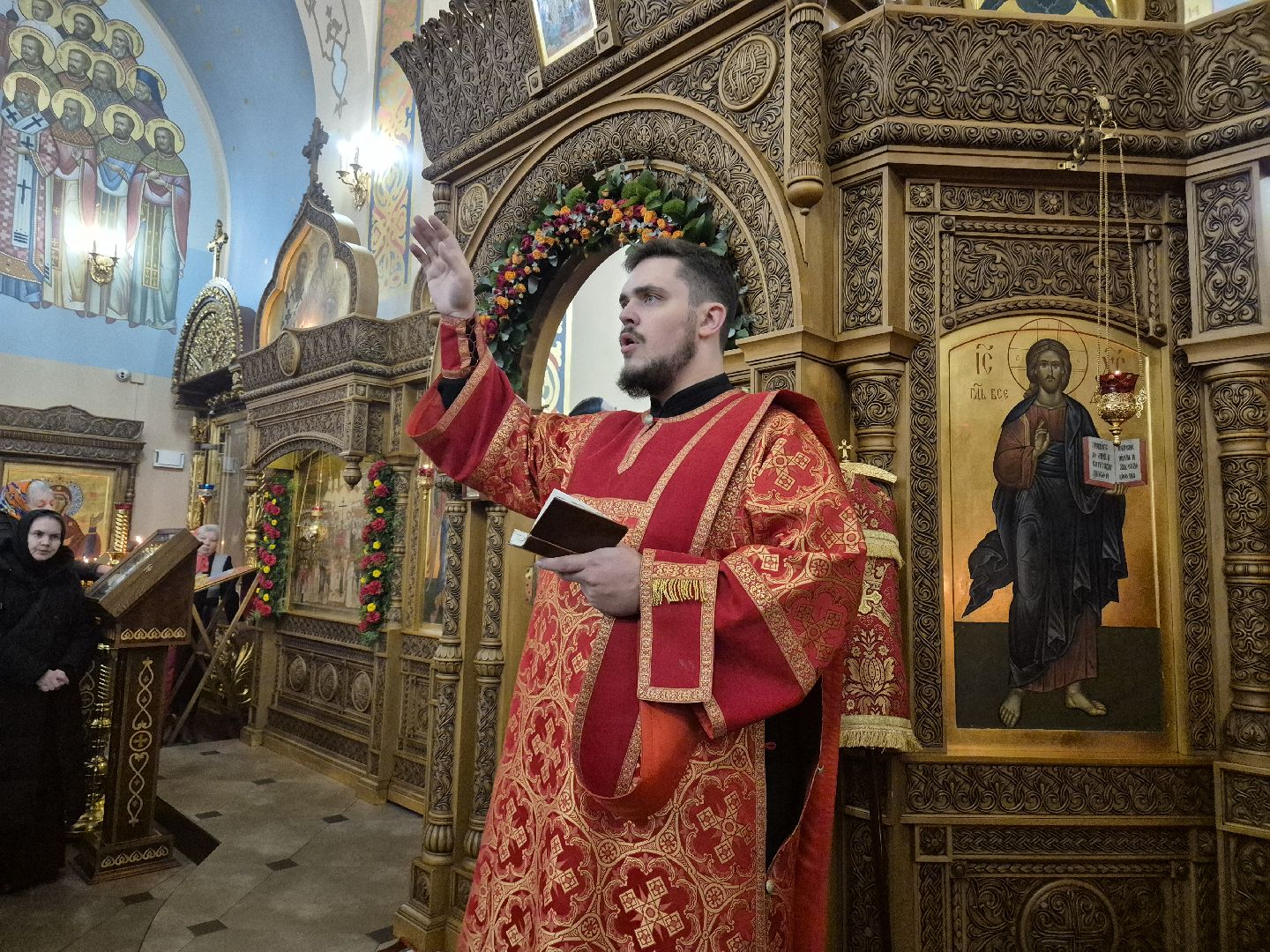 роспись храма, храм новомученников орехово-зуевских, орехово-зуево, освящение росписи храма,