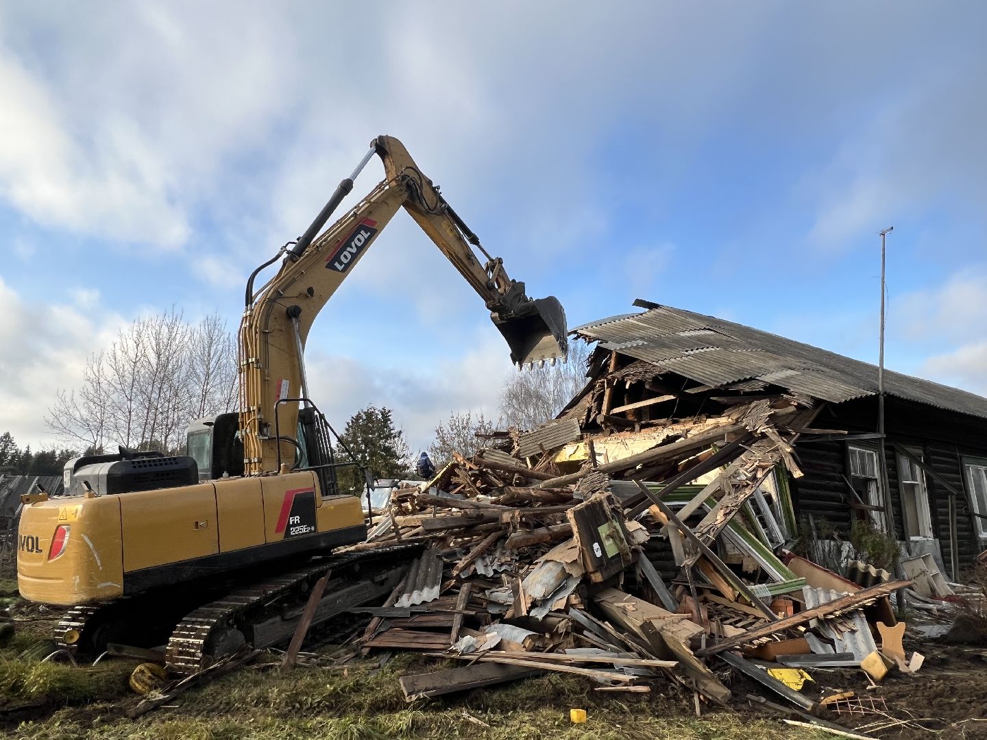 талдомский городской округ, Поселок вербилки, Снос домов, аварийное жилье,