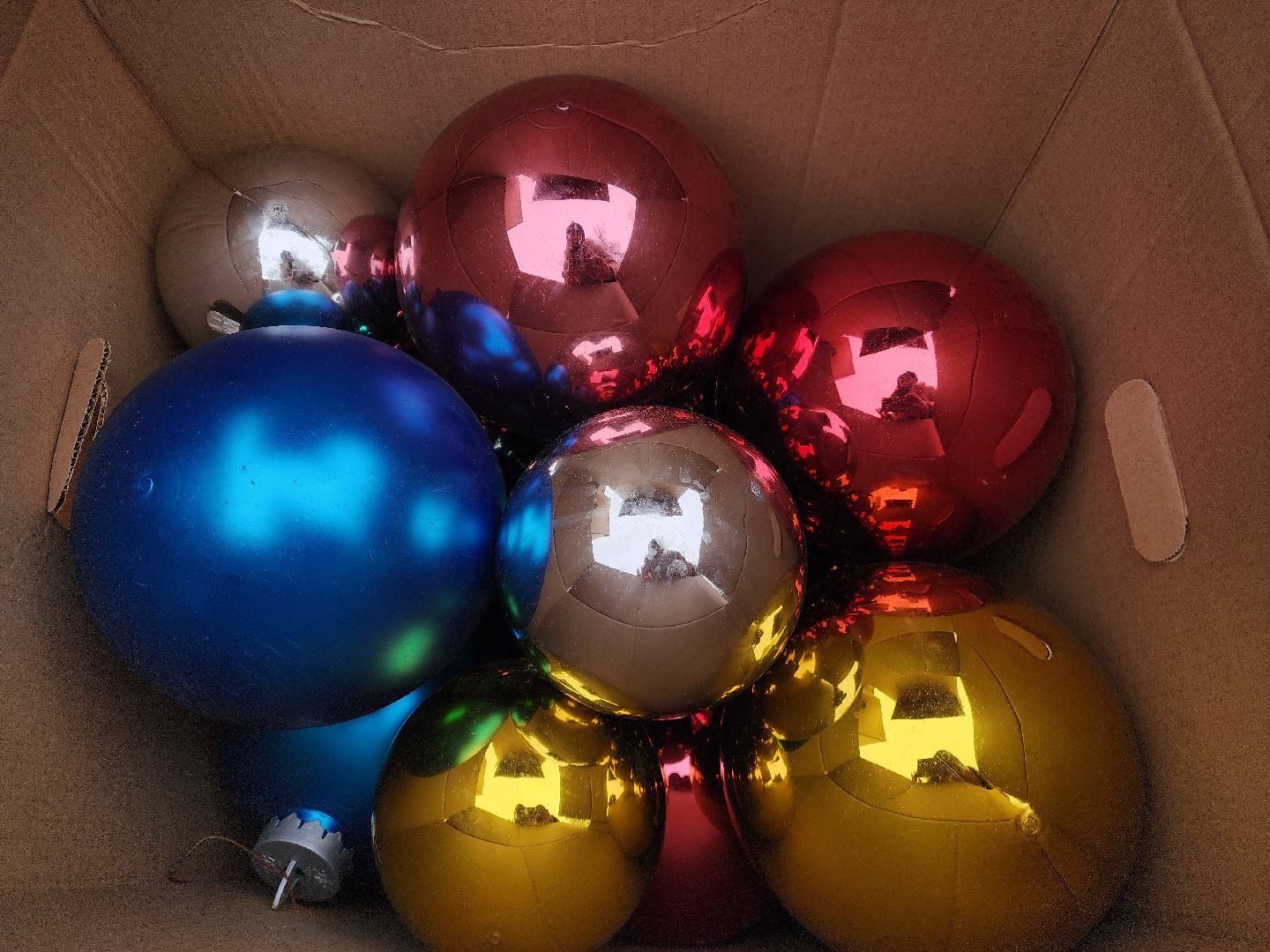 Подольск , Парк Талалихина , новогодняя ель в парке,