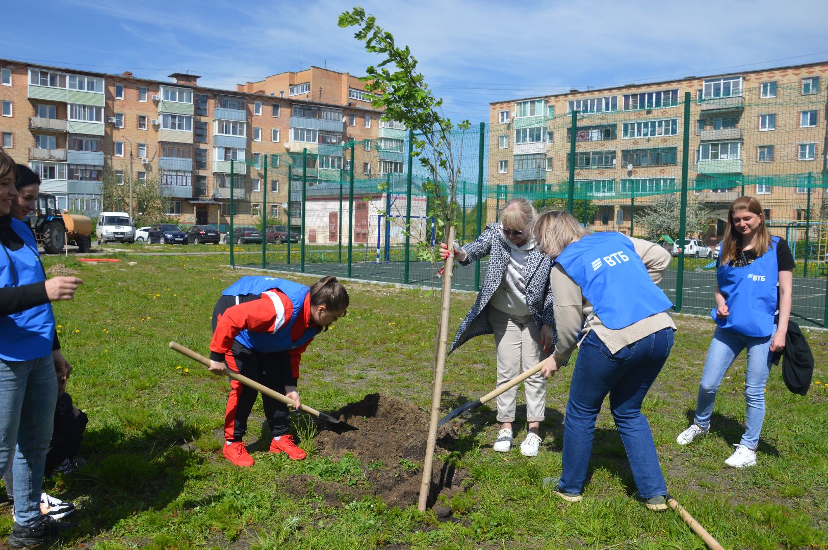 Шатура, Лес Победы, Всероссийская акция. 2369 саженцев.