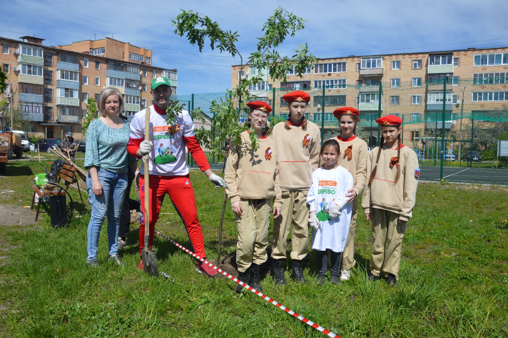 Шатура, Лес Победы, Всероссийская акция. 2369 саженцев.