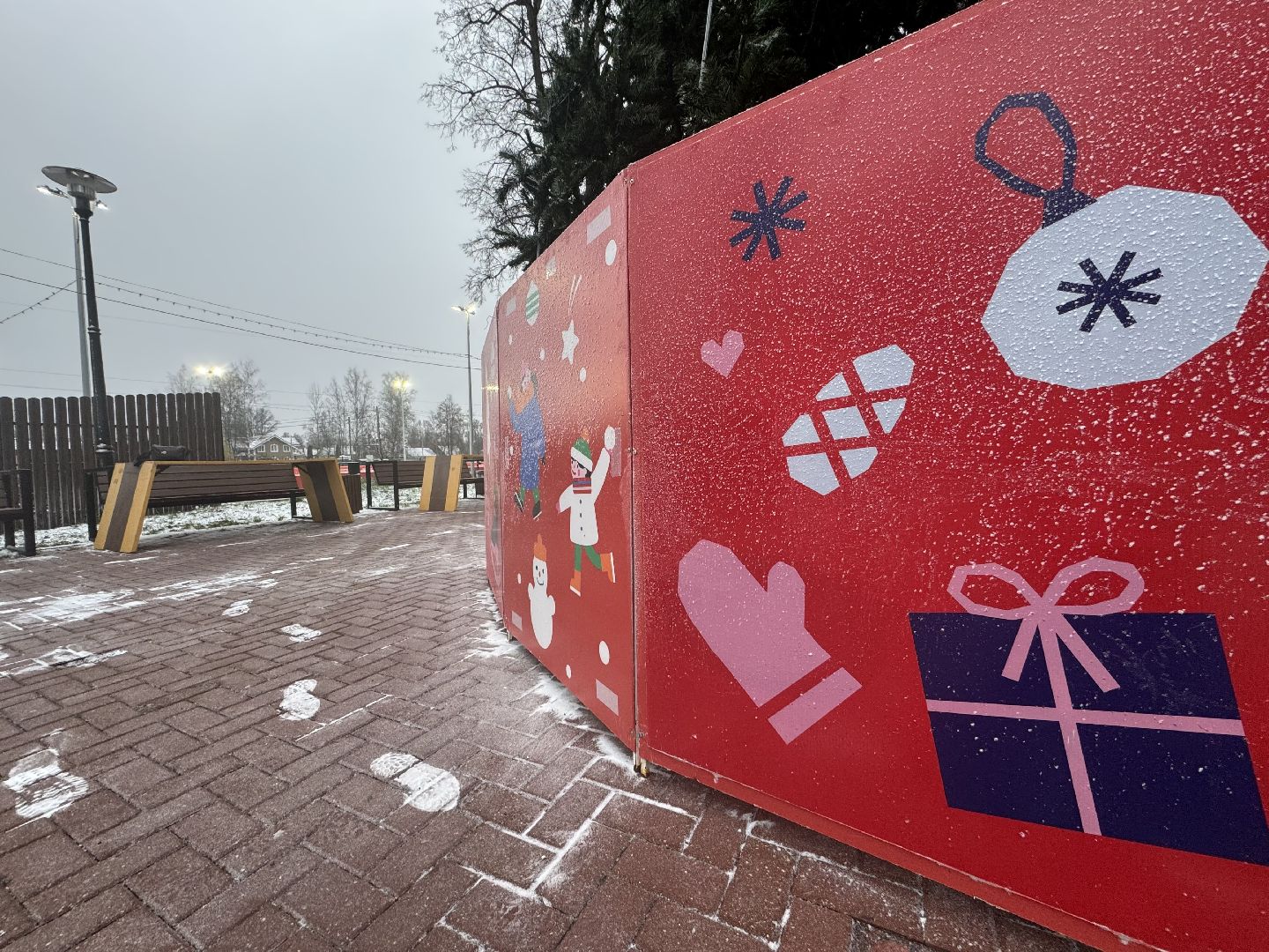 Сергиев Посад, скитские пруды, начало зимнего сезона,