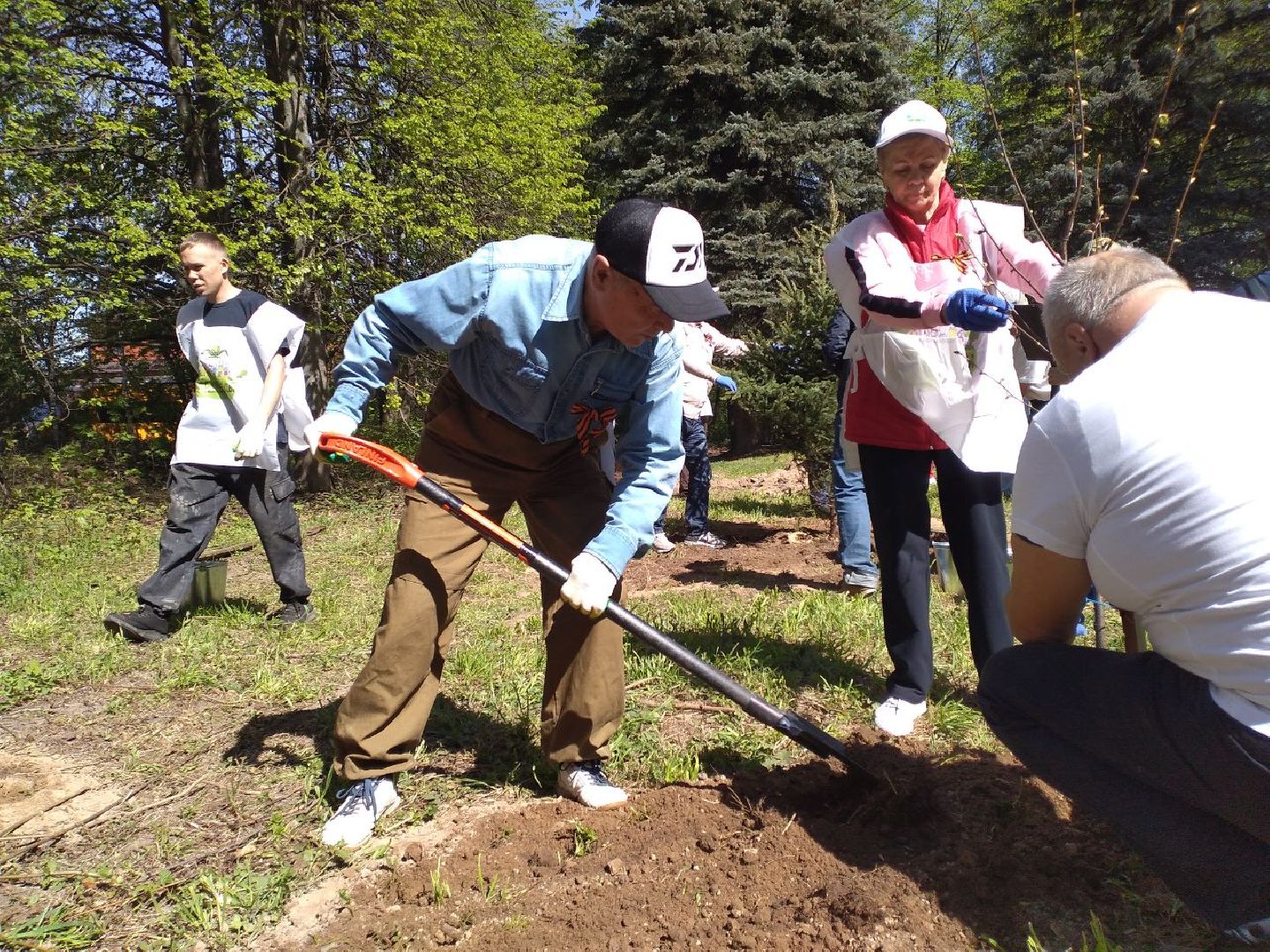 акция, Лес Победы, памятник, память, люди, Лосино-Петровский,