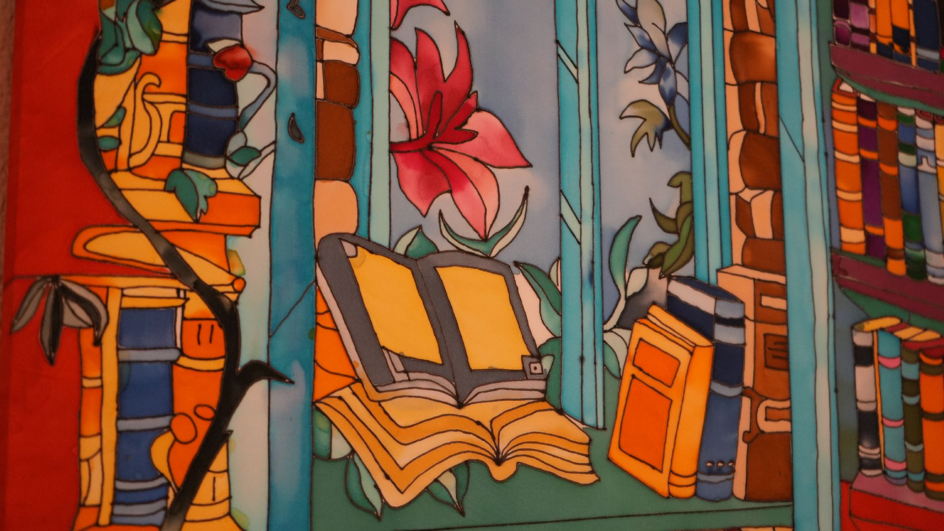 выставка, батик, народный коллектив ,