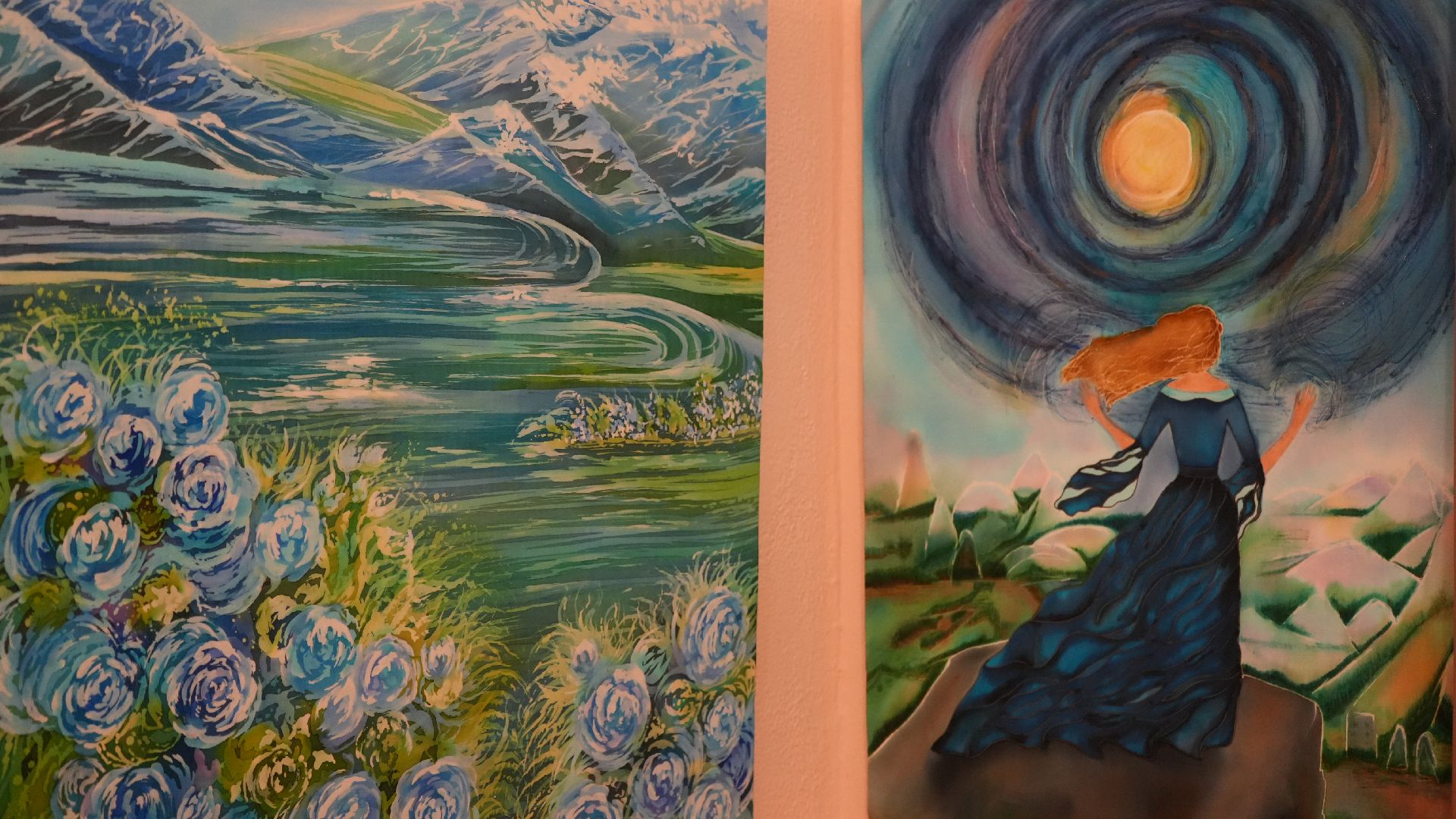 выставка, батик, народный коллектив ,