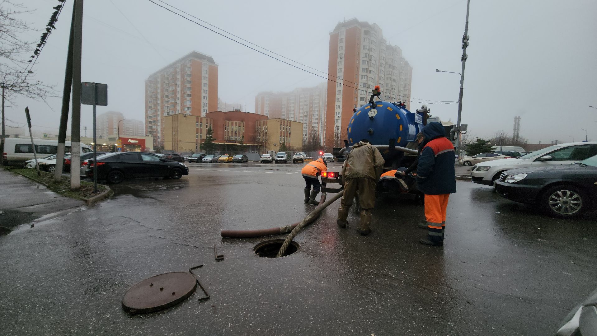 красногорск, авария водопровод,