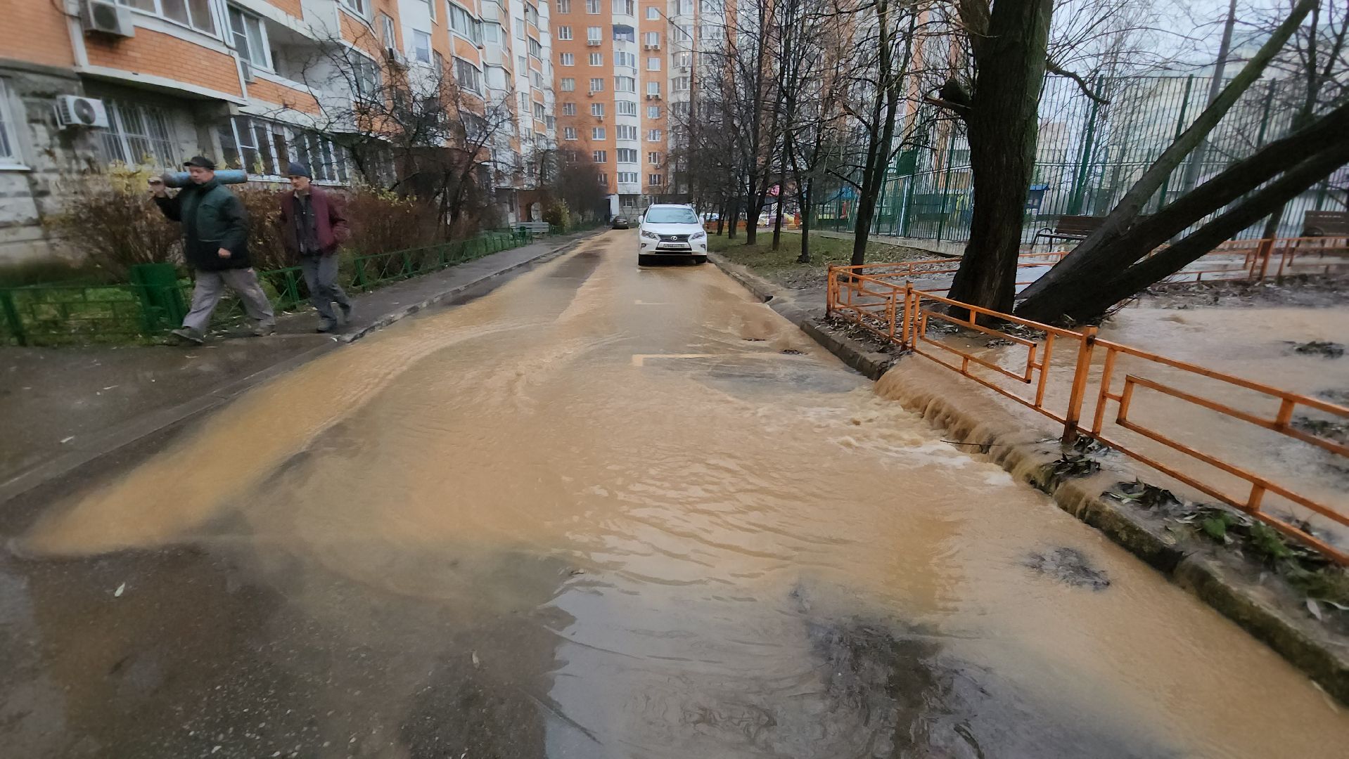 красногорск, авария водопровод,