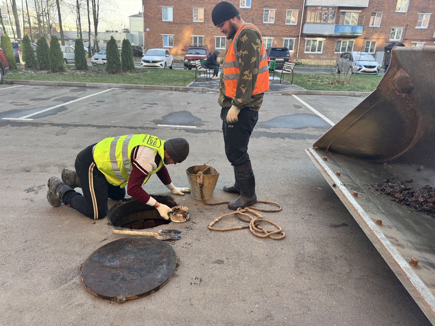 шаховская, канализационная система, канализационные колодцы,