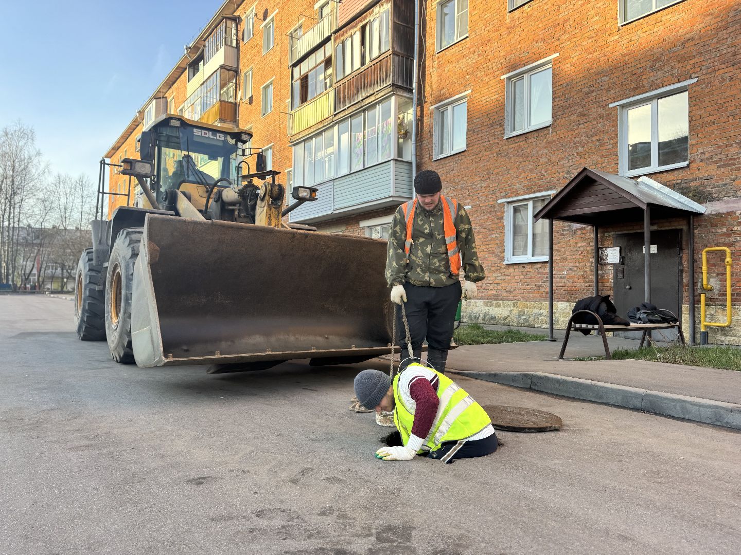 шаховская, канализационная система, канализационные колодцы,