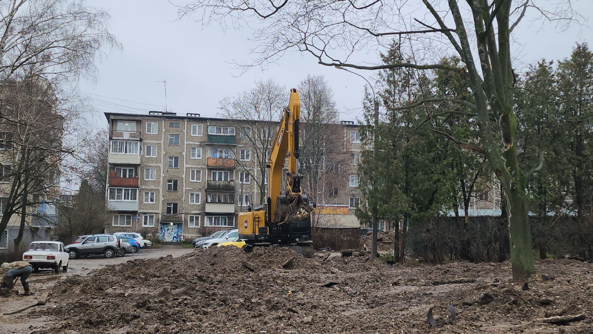 кашира, благоустройство, ремонт тепловых сетей, земляные работы, территориальный отдел,