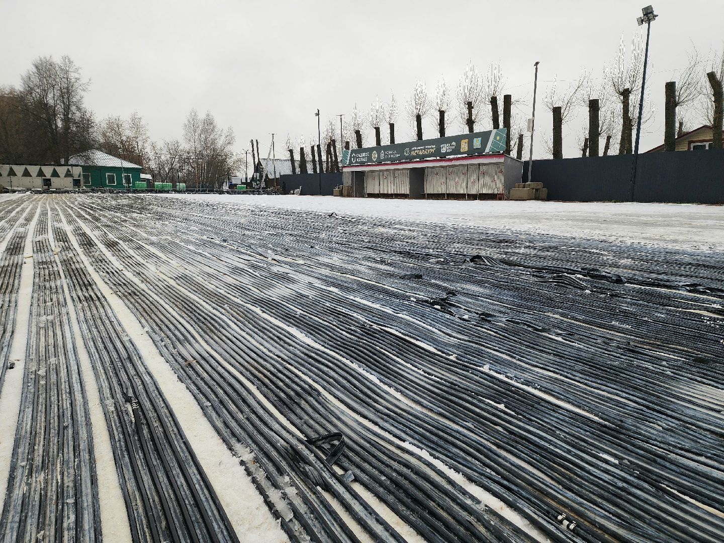 солнечногорск, каток, зима, жители , лед,