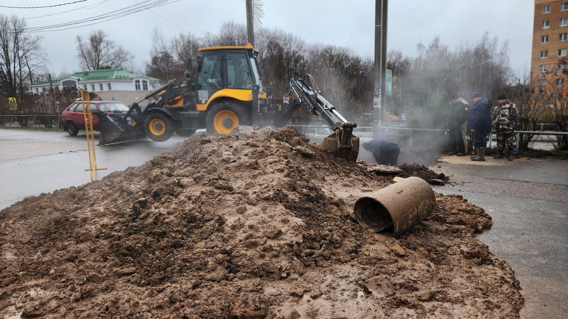 Можайск, Мособлтепло, коммунальная авария,