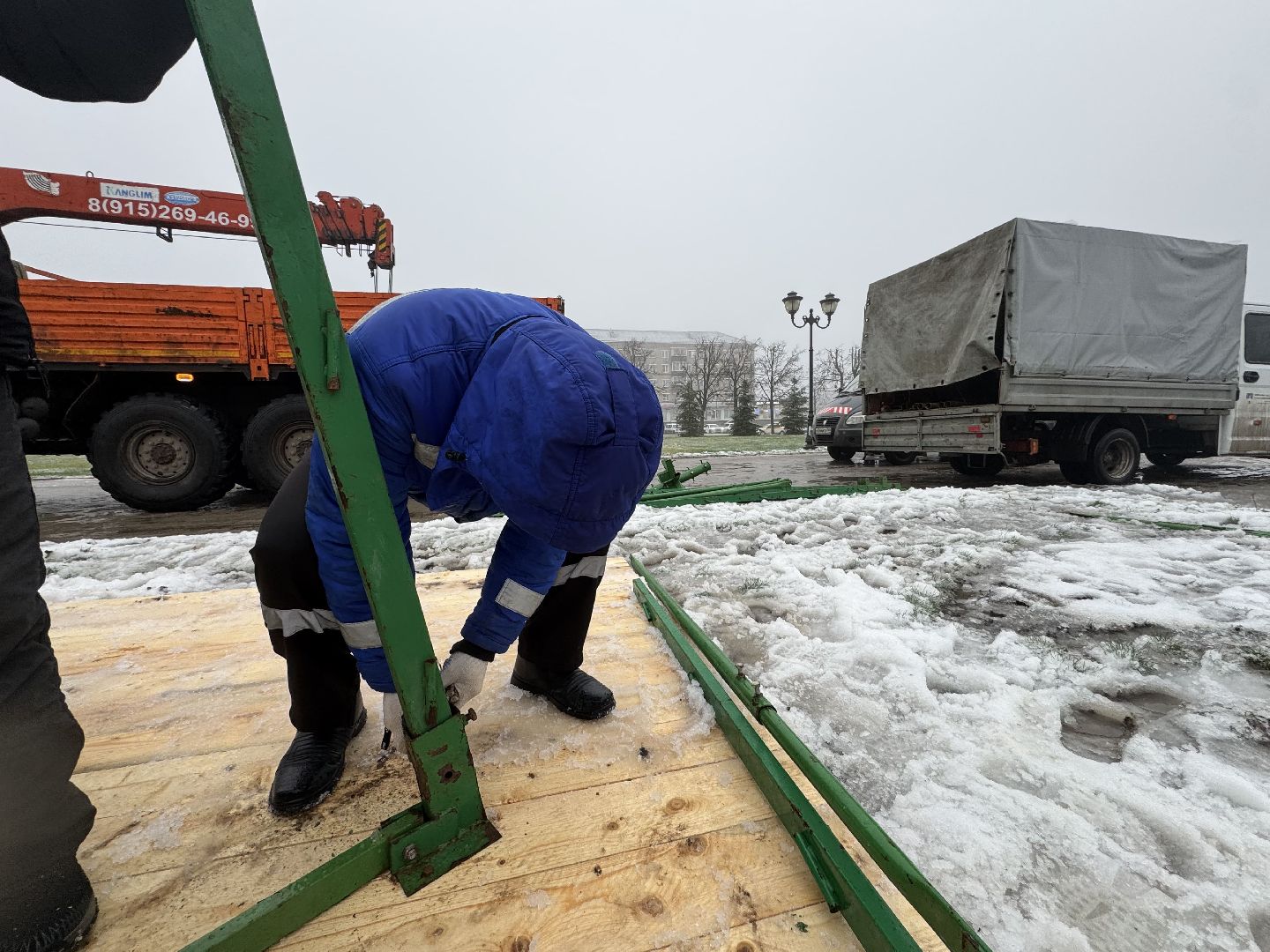 Сергиев Посад, Советская площадь , главная елка,
