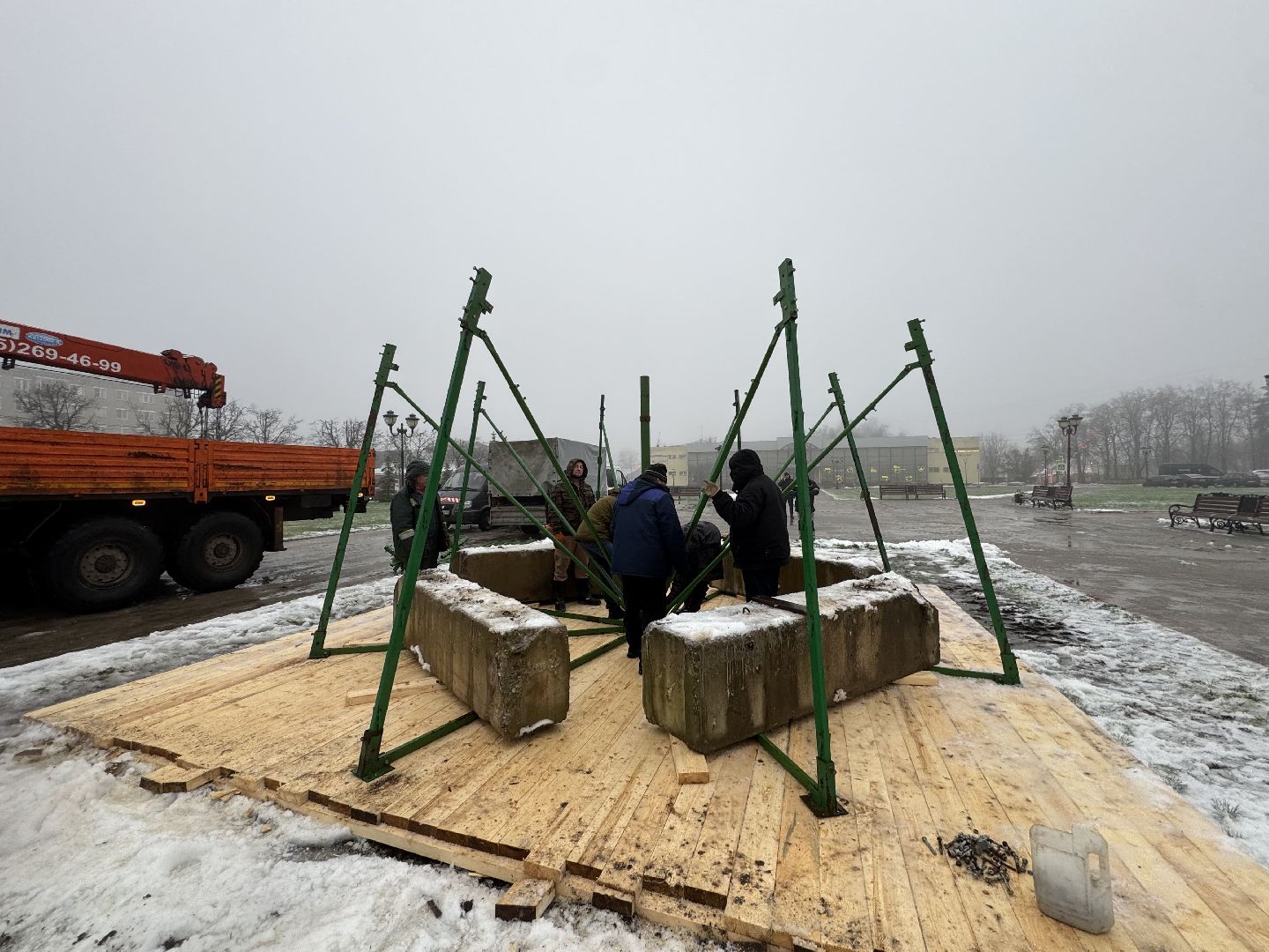 Сергиев Посад, Советская площадь , главная елка,