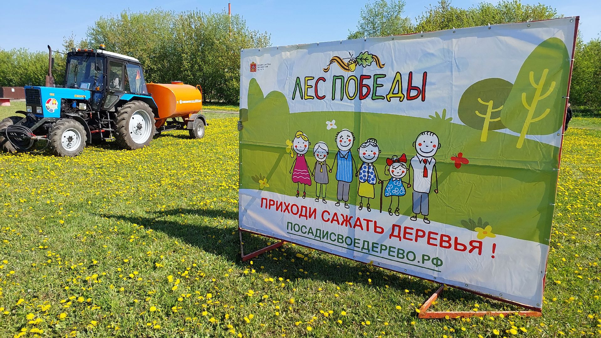 лес победы, день победы, русский лес, саженцы, серпухов, вов,