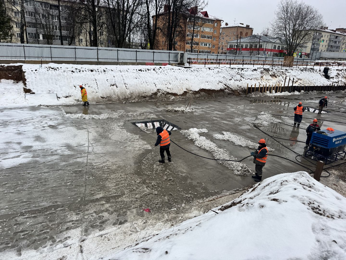 шаховская, строительство дома, стройка,