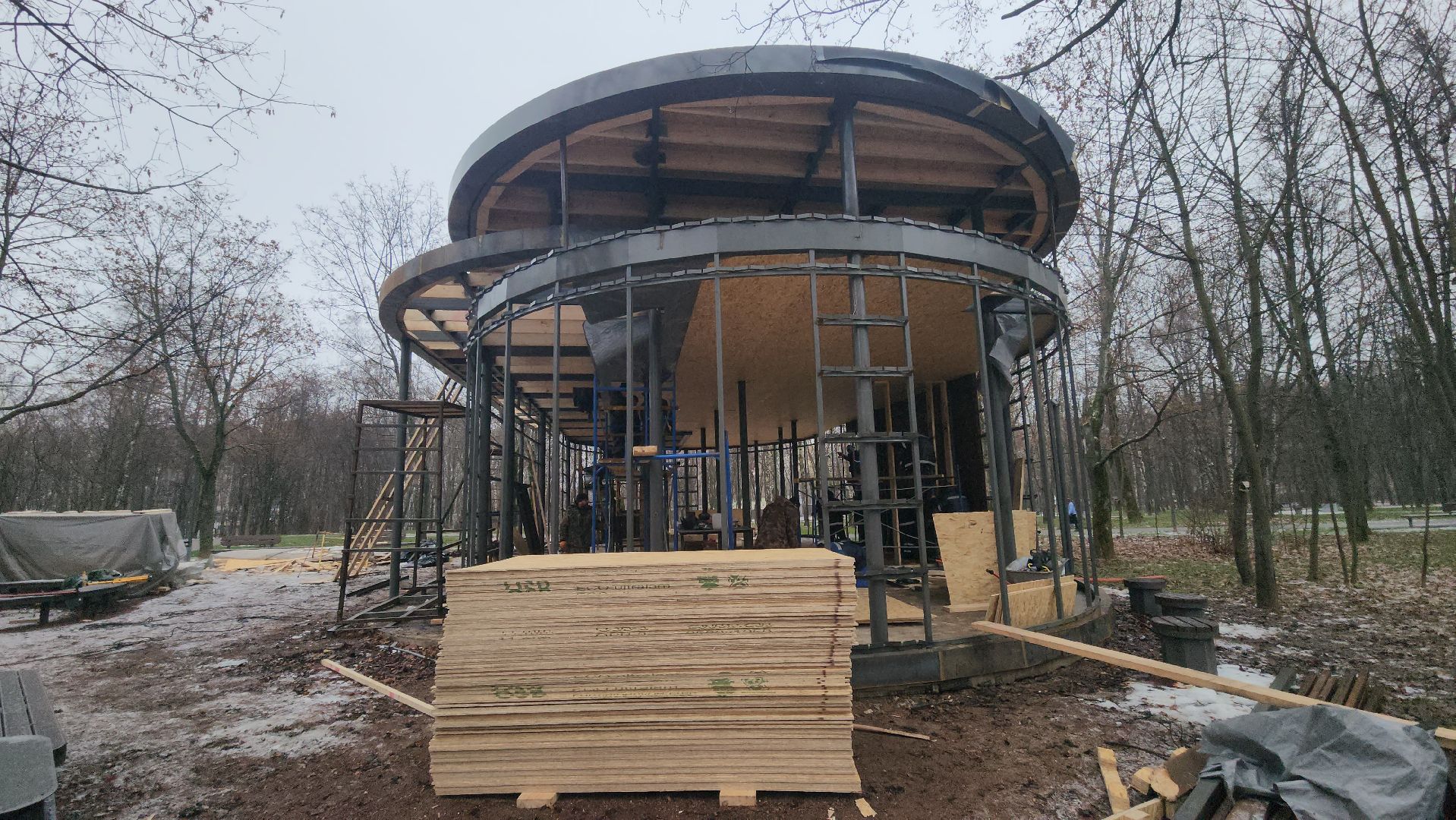 Люберцы, наташинский парк,строители,