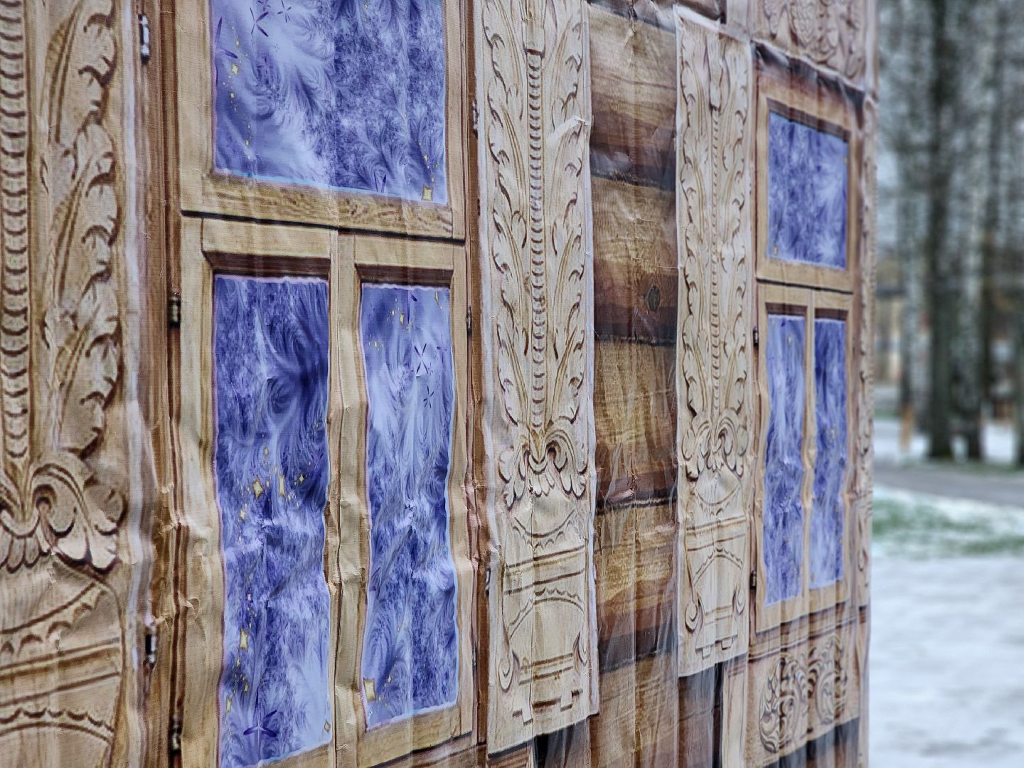 сергиев посад, сергиево-посадский городской округ, краснозаводск, дк радуга, парк победы, резиденция деда мороза,  зима в подмосковье,