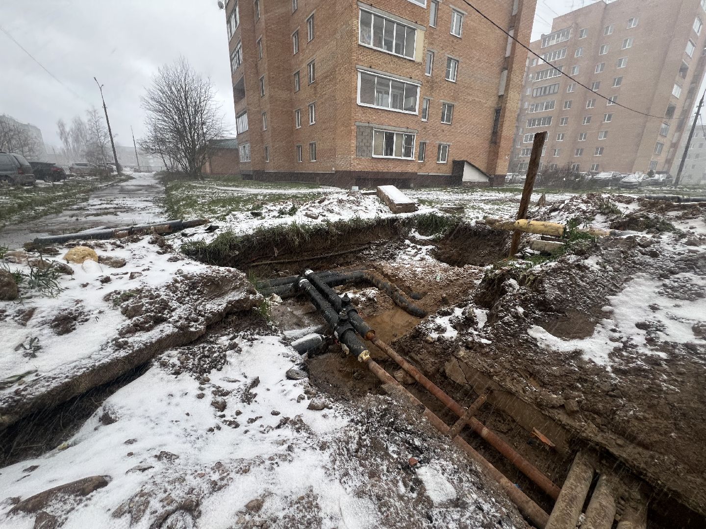 Благоустройство, Талдомский округ, Теплотрассы , Теплотрассы талдом, Запрудня теплотрасы,