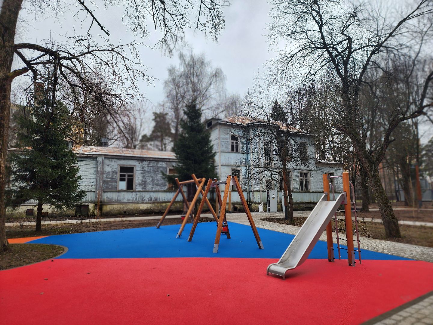 королёв, благоустройство парка папанинская дача, микрорайон юбилейный, сквер на пушкинской в королеве,