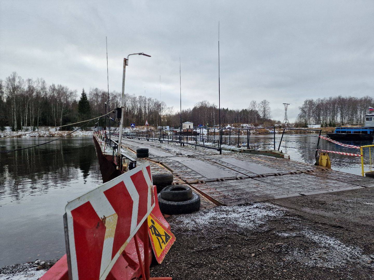 Дубна, Понтонныймост,