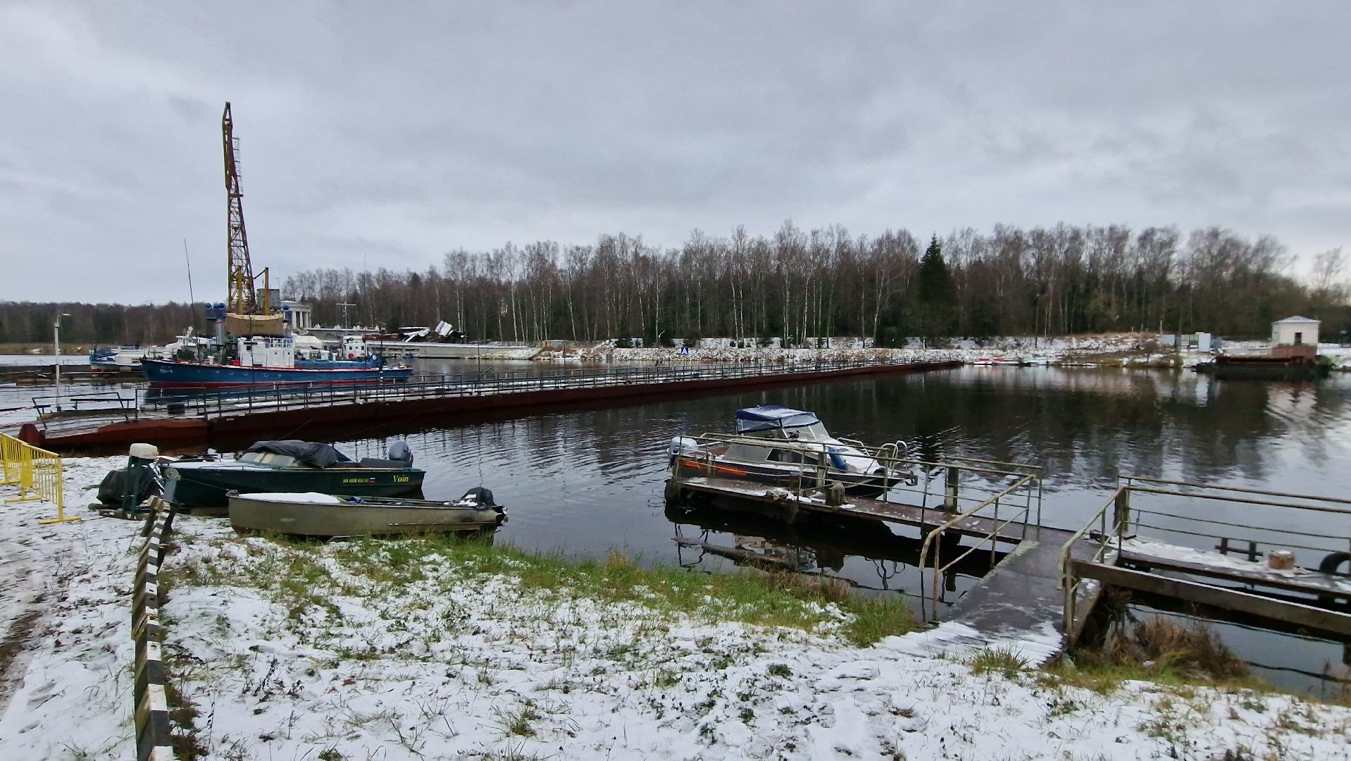 Дубна, Понтонныймост,